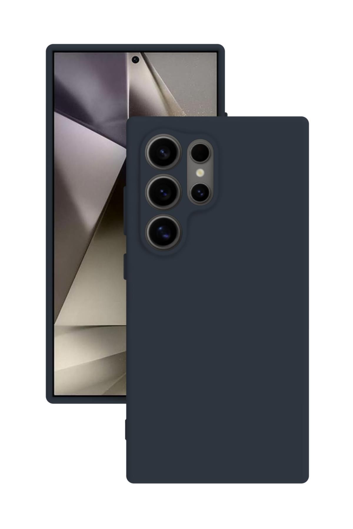 Tılsım Tekno Samsung Galaxy S24 Ultra Kılıf Kamera Korumalı Silikon Rubber Arka Kapak