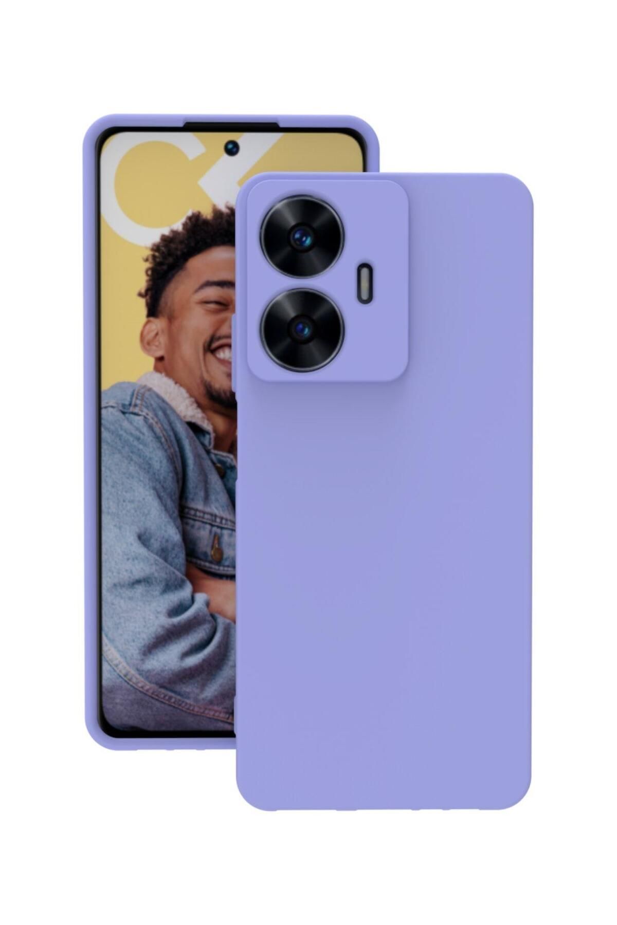 Tılsım Tekno Realme C55 Kılıf Kamera Korumalı Silikon Rubber Arka Kapak