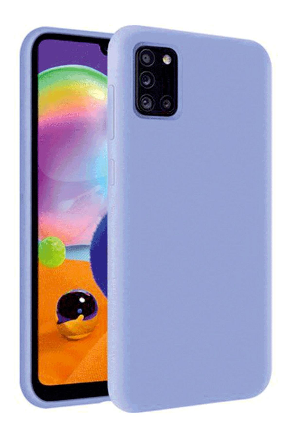 Tılsım Tekno Samsung Galaxy A51 Kılıf Kamera Korumalı Silikon Rubber Arka Kapak