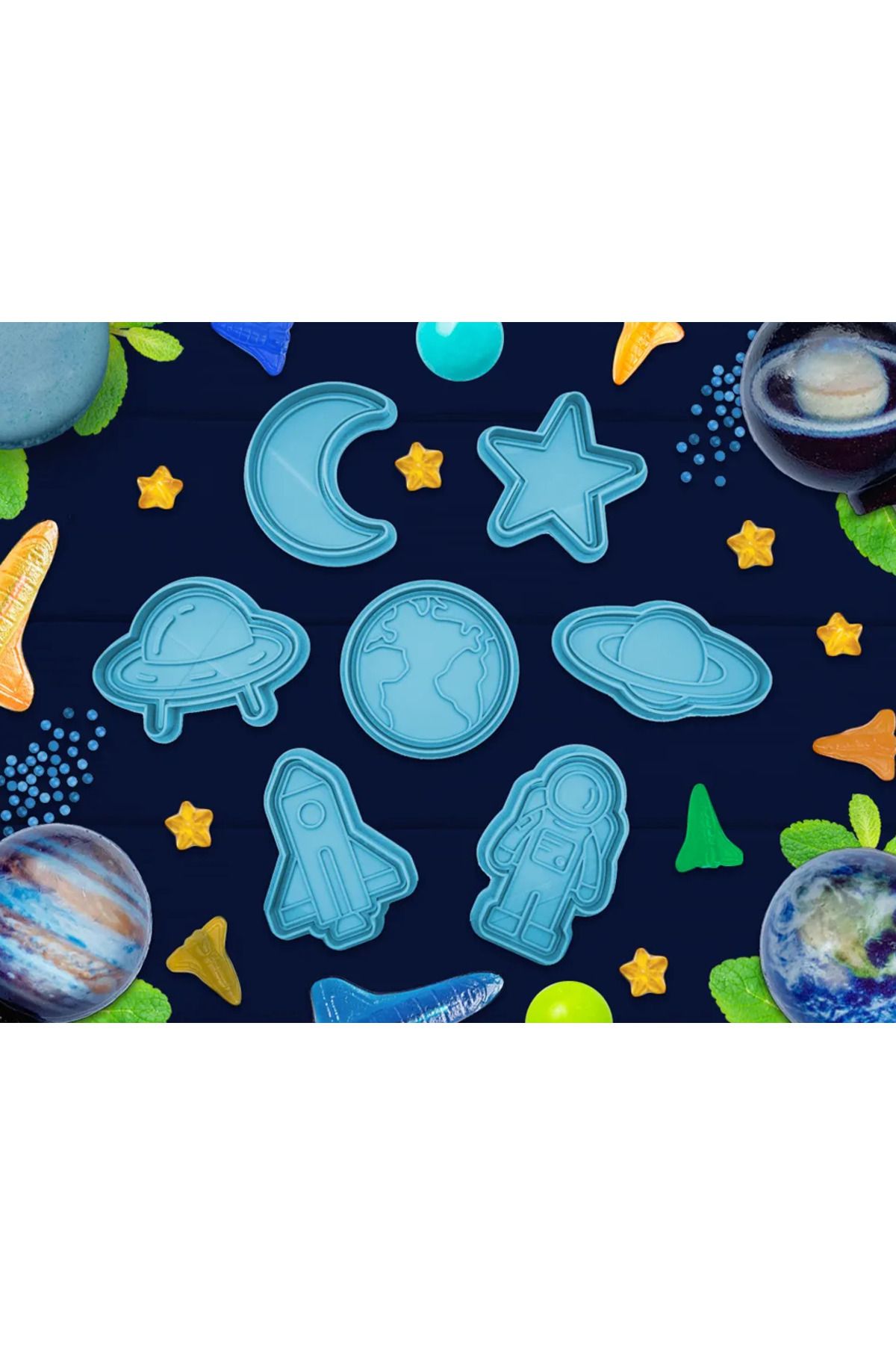 Beta Space Adventure – 6’lı Kurabiye Kalıp Seti