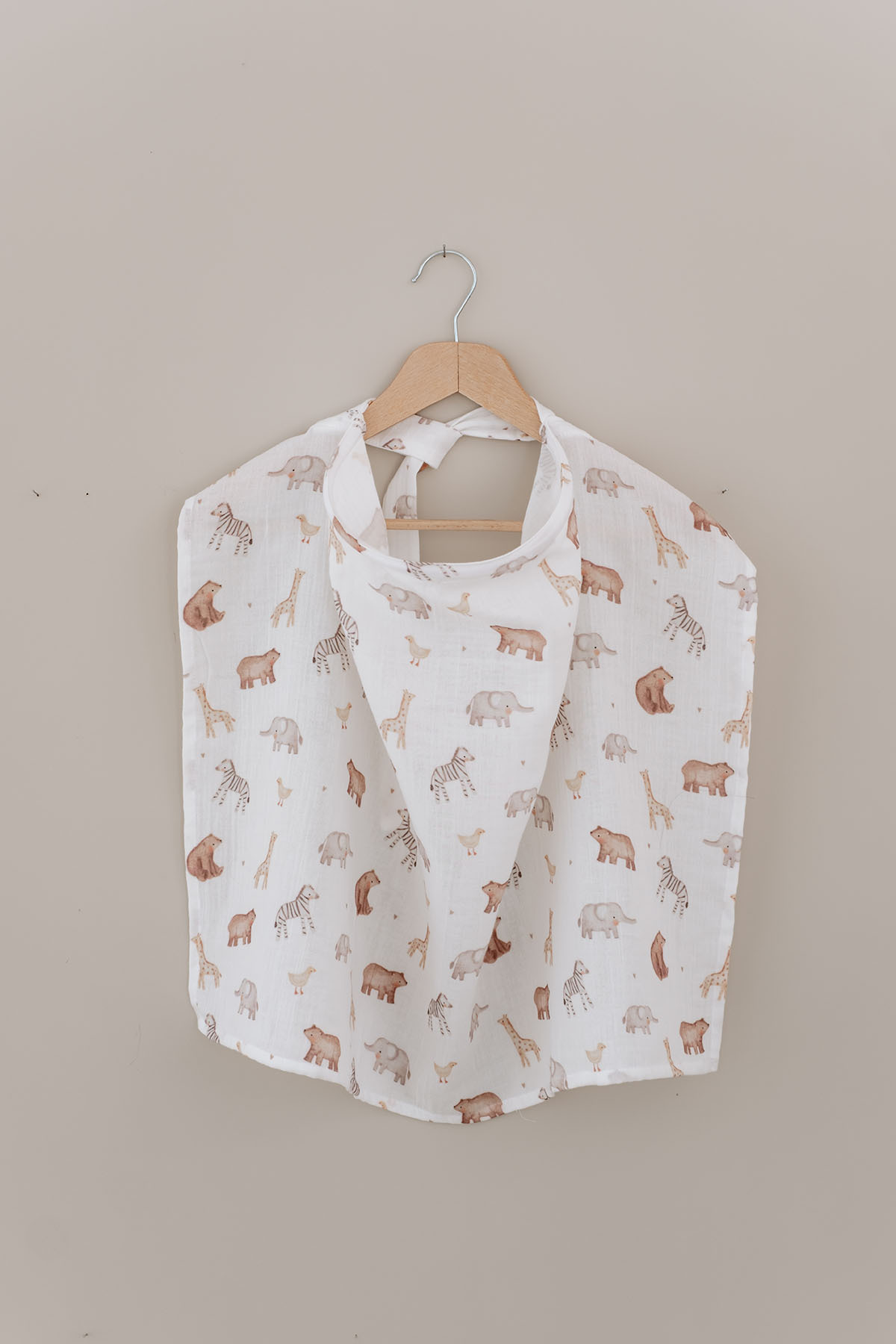 Tuğba Kuğu Müslin Emzirme Örtüsü - Pureline Series - Cute Animals fotoğrafı 3 (önizleme)