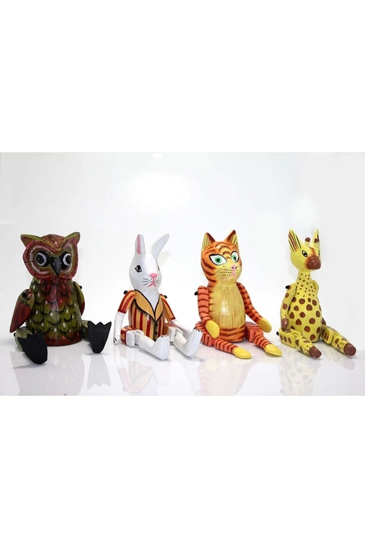 shopwave Ahşap Salanan Hayvan Figürü No:1