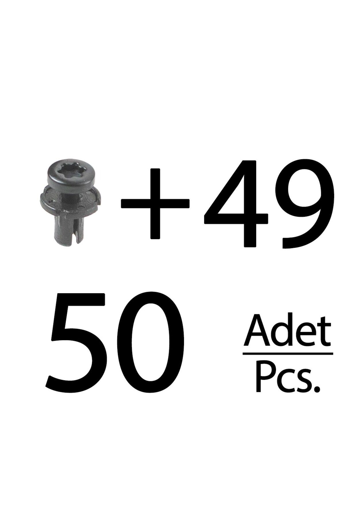 ALPHA AUTO PART Citroen, Renault, Peugeot için Tampon Klipsi-Kısa- 50'li