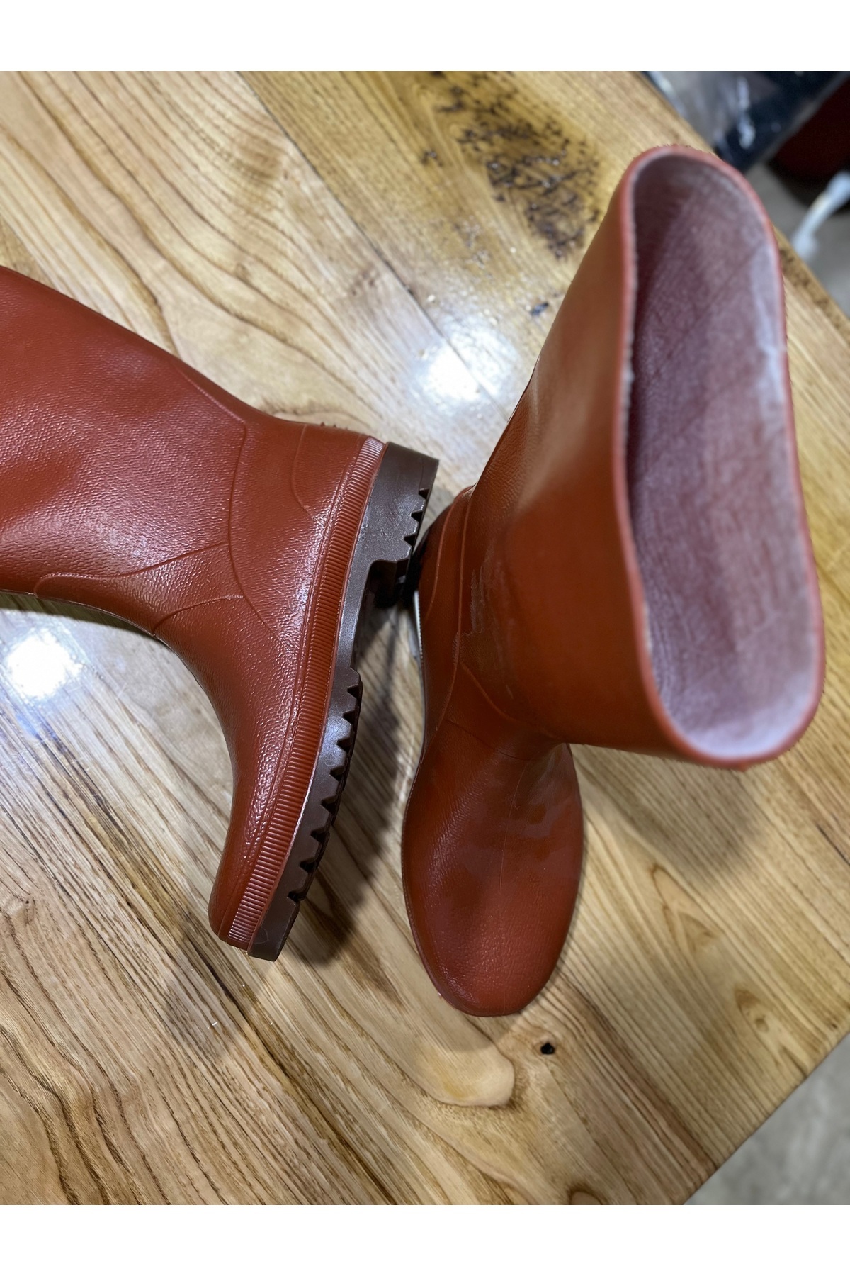 Veka Gezer Unisex Su Geçirmez Kaymaz Taban Kışlık Çizme - Kahverengi görsel 4