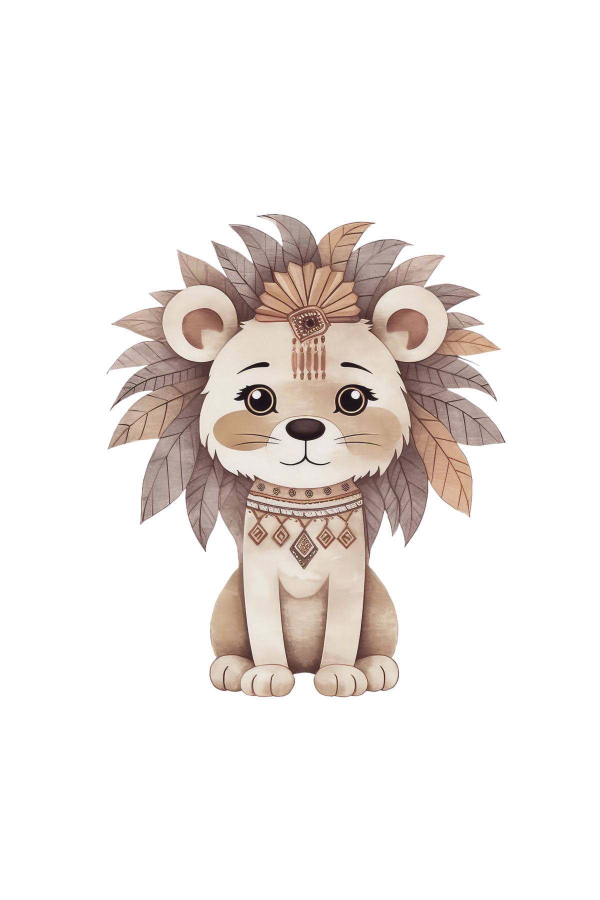 Reysa Tasarım Aslan Yavrusu Duvar Stickerı