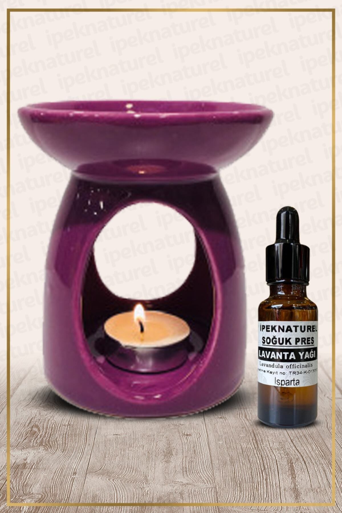 Elioure Mor lavanta esansı ile ferahlatıcı ve doğal aromalı buhurdanlık