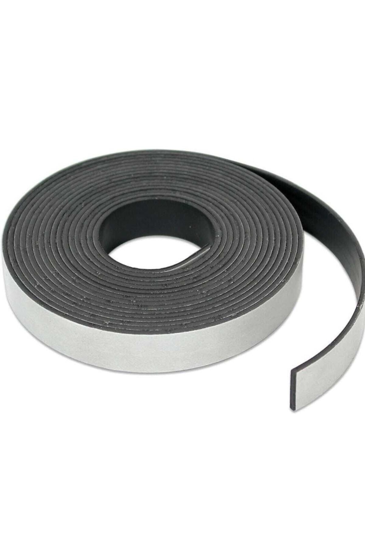 Elioure 15 m Siyah Yapışkanlı Şerit Mıknatıs, 20mm Genişlik, Güçlü ve Dayanıklı