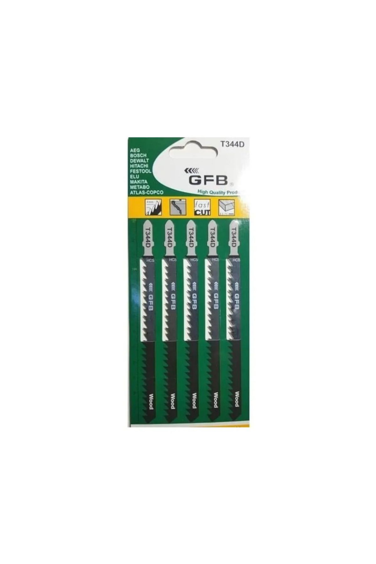 GFB T-144-D DEKUPAJ AĞZI-(AHŞAP)-5'Lİ PAKET