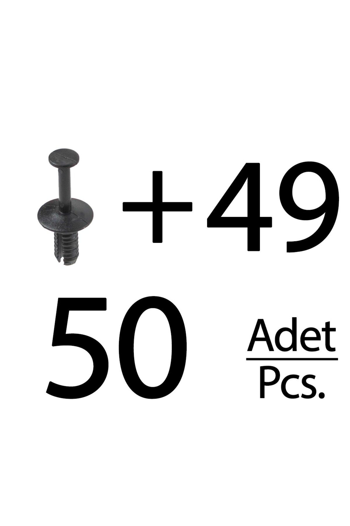 ALPHA AUTO PART BMW, Mercedes, Opel için Tampon Klipsi- 50'li