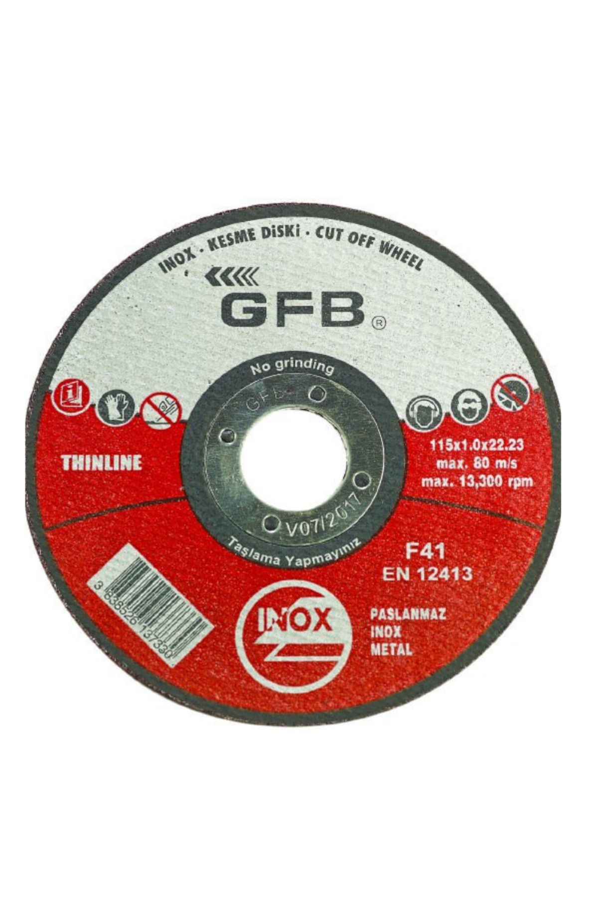 GFB INOX KESME TAŞI 115x10(50 Adet)