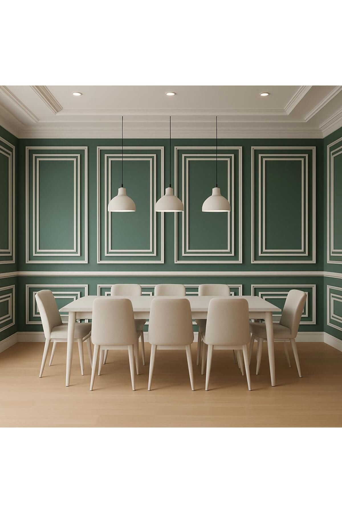 decofloor Dekoratif Boyanabilir Hazır Kesimli Duvar Çıtası 4 cm (10560)M