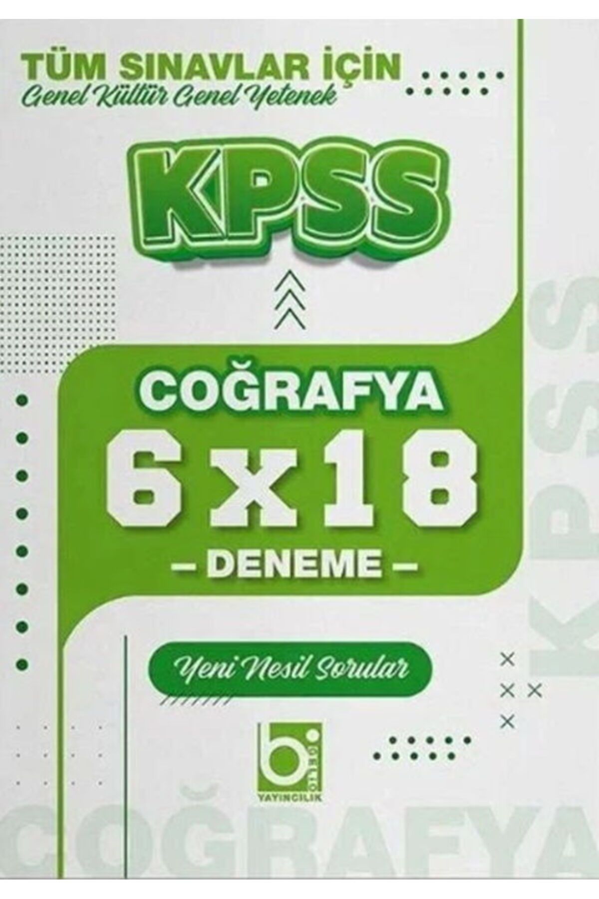 Bi bigelio Bigelio Yayıncılık KPSS Coğrafya 6x18 Deneme