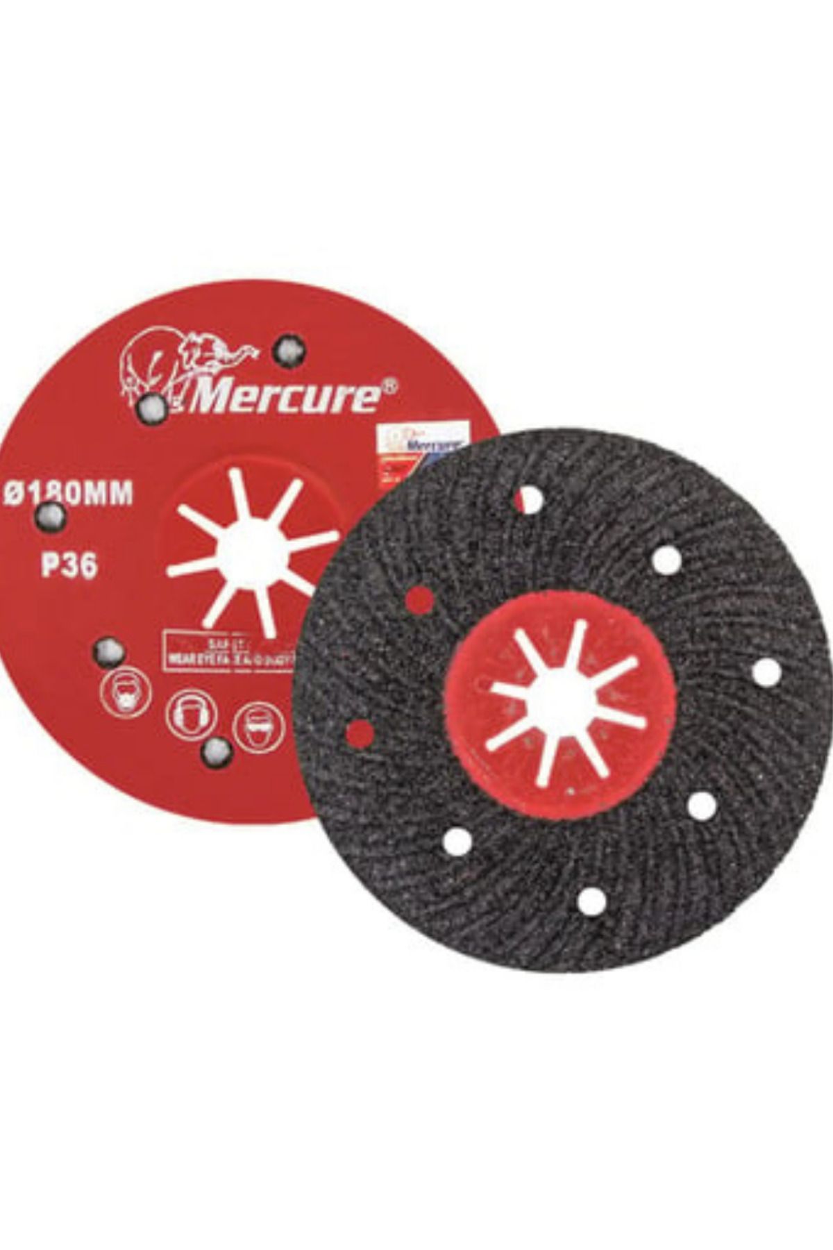 İthal SUPERFLEX DİSK ZIMPARA FİBERGLAS 180MM 16KUM(10 ADET)