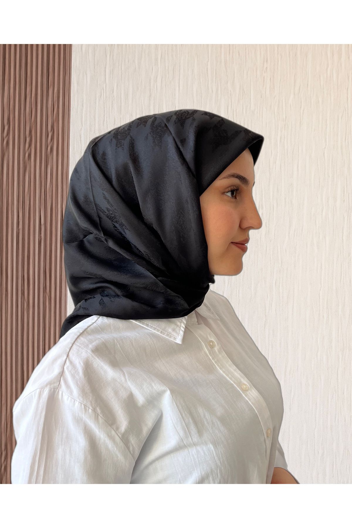 SarQa Scarft Kazayağı Desen Jakar Eşarp