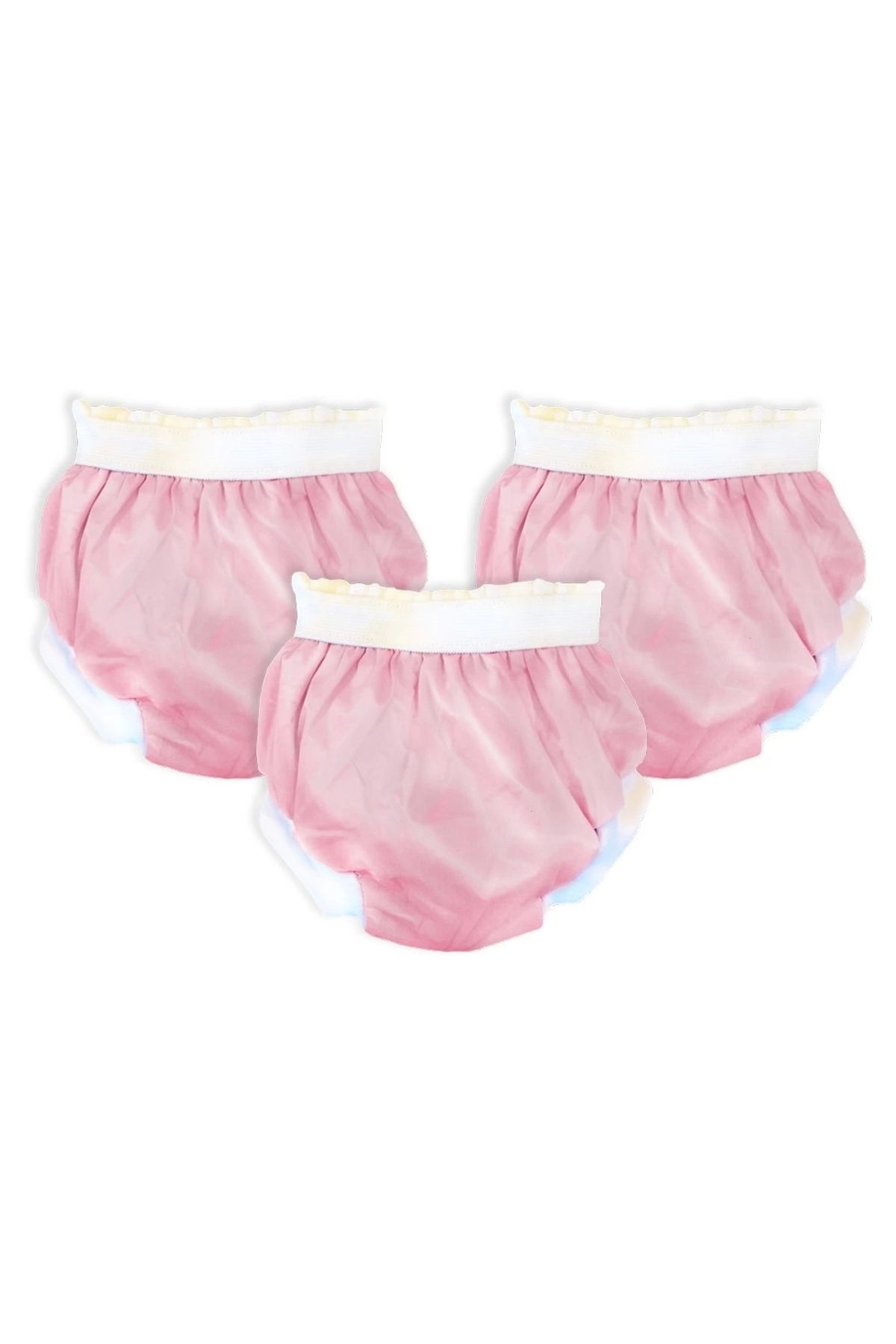 shop Sema Baby 3'lü Lüks Alıştırma Külodu 10-15 kg - Pembe