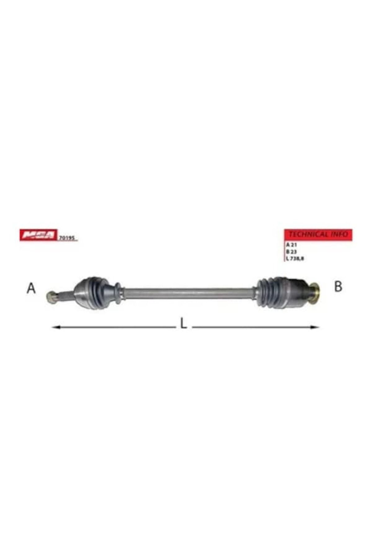 OTOFAST MGA-70195 - AKS KOMPLE SAG R19 - 7701351479 7701349972