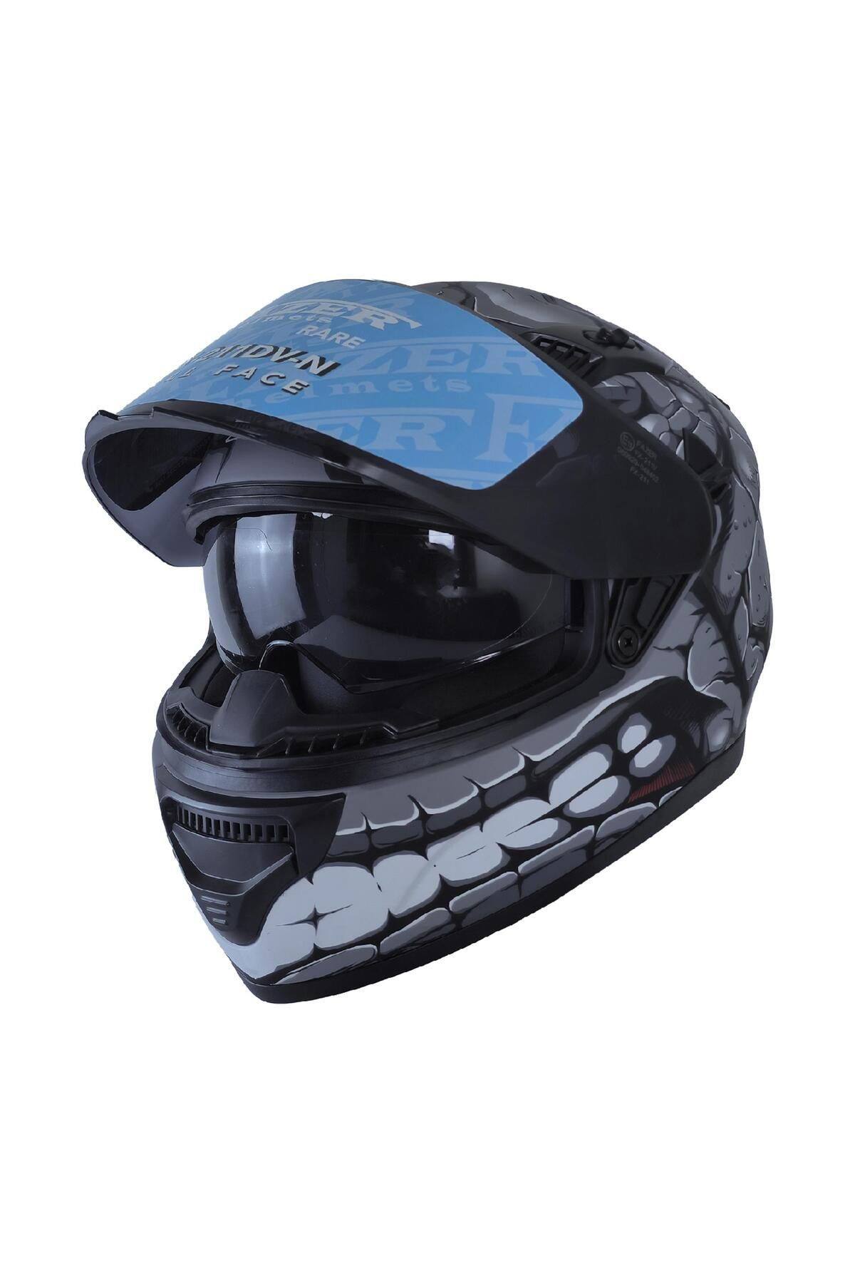 MTS FAZER 211-DV FULL FACE FANTASTİC GRİ