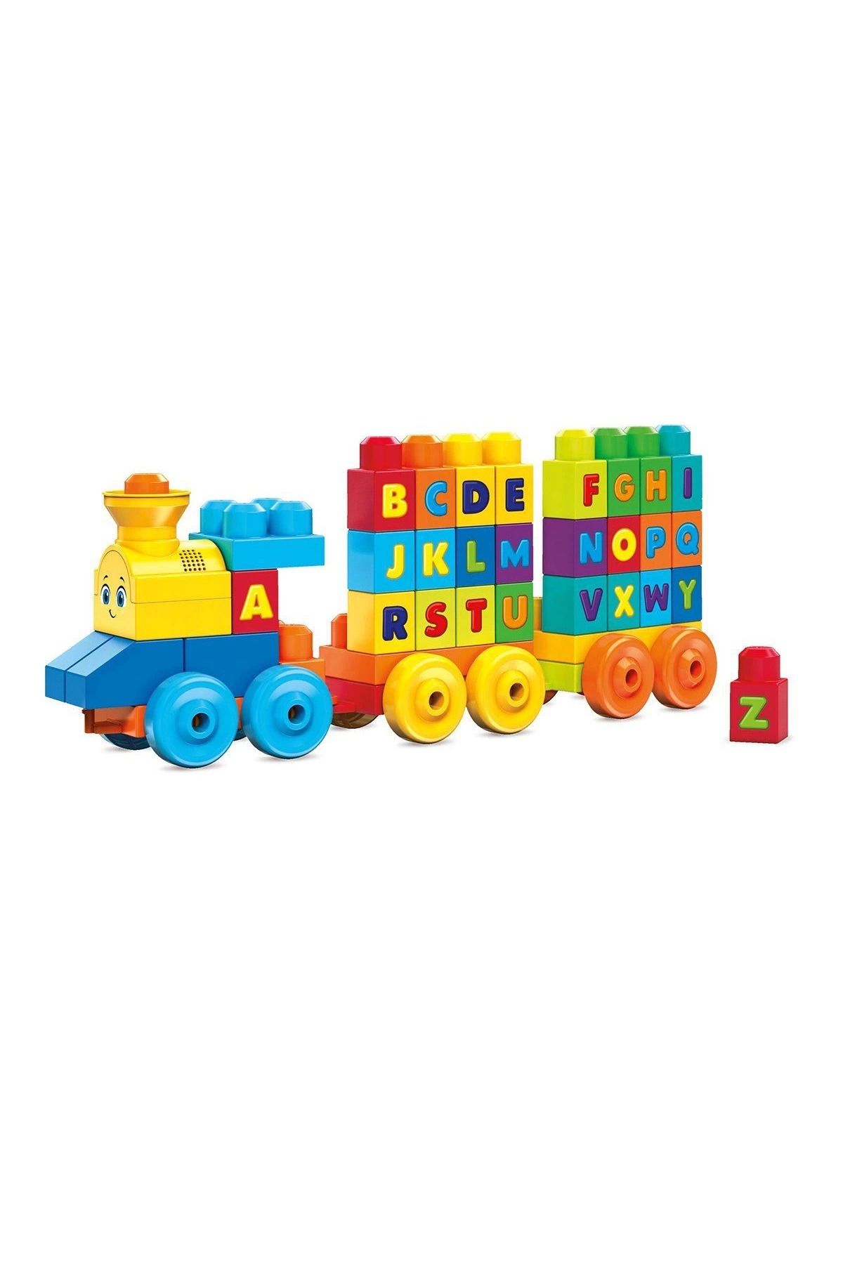 Modafiks FWK22 Mega™ Bloks, Müzikli Alfabe Treni, 50 parça, +1 yaş