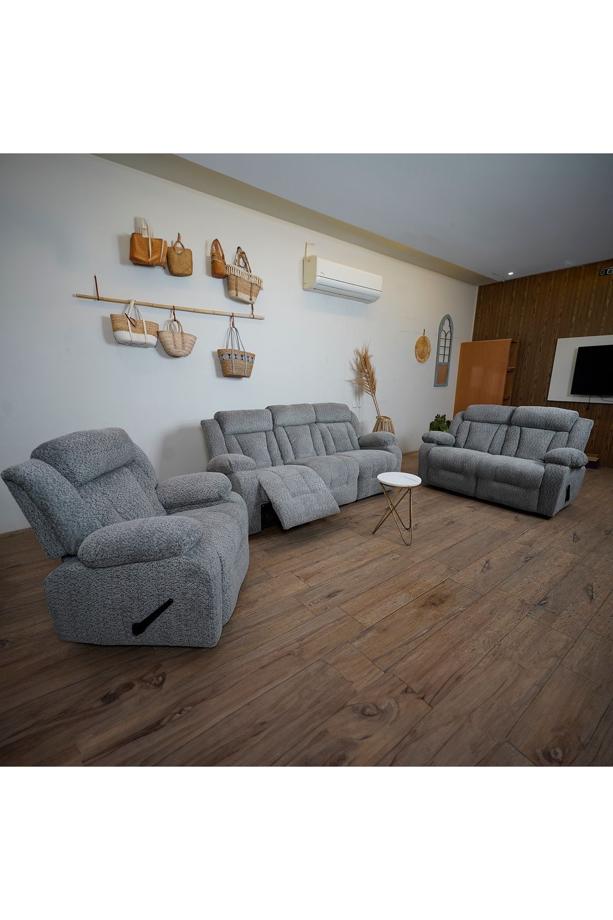 Lazy Vibes-Relax Pro Rocking & Rotating 360°| Premium Recliner With Laptop Table & cup Holder 2