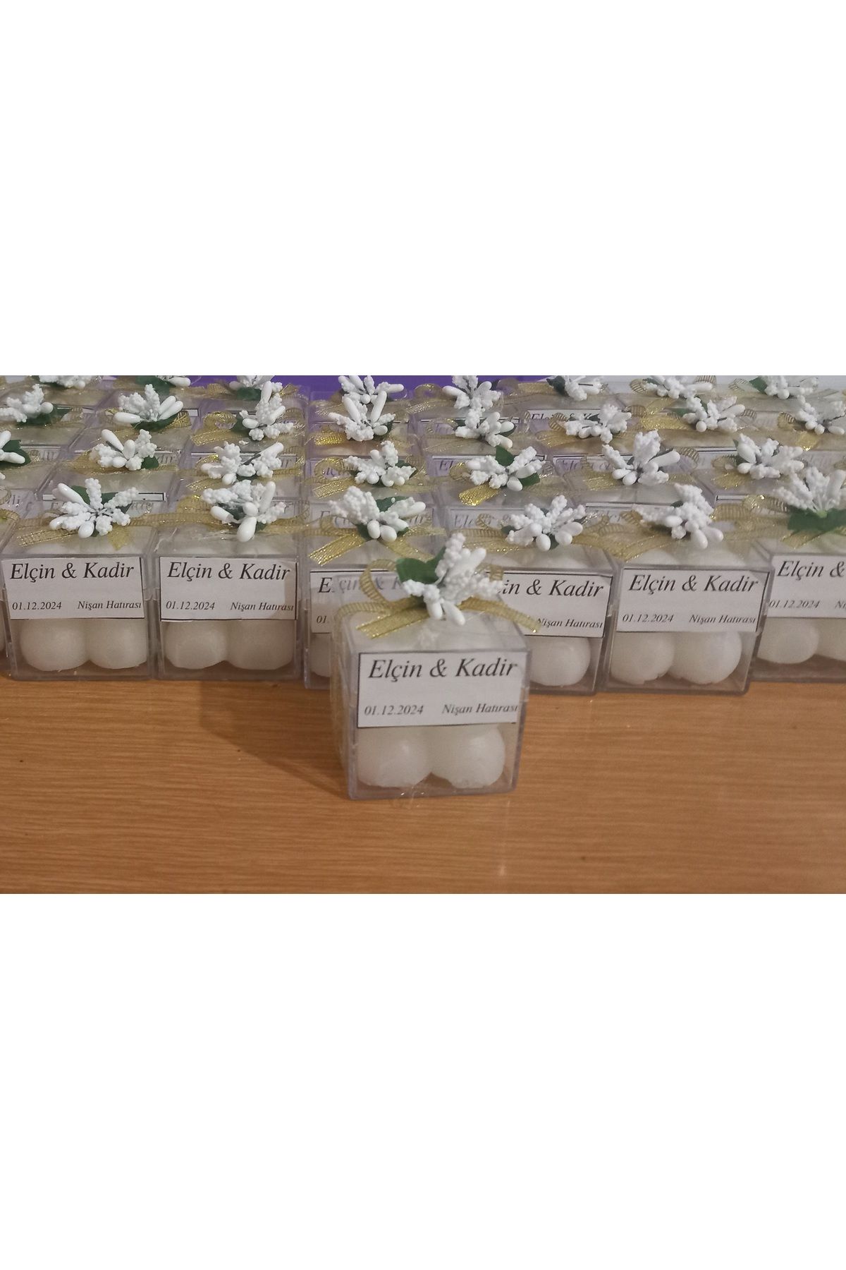 MUM Söz Nişan Dugun Mum hediyelikleri 15 adet 260 tl