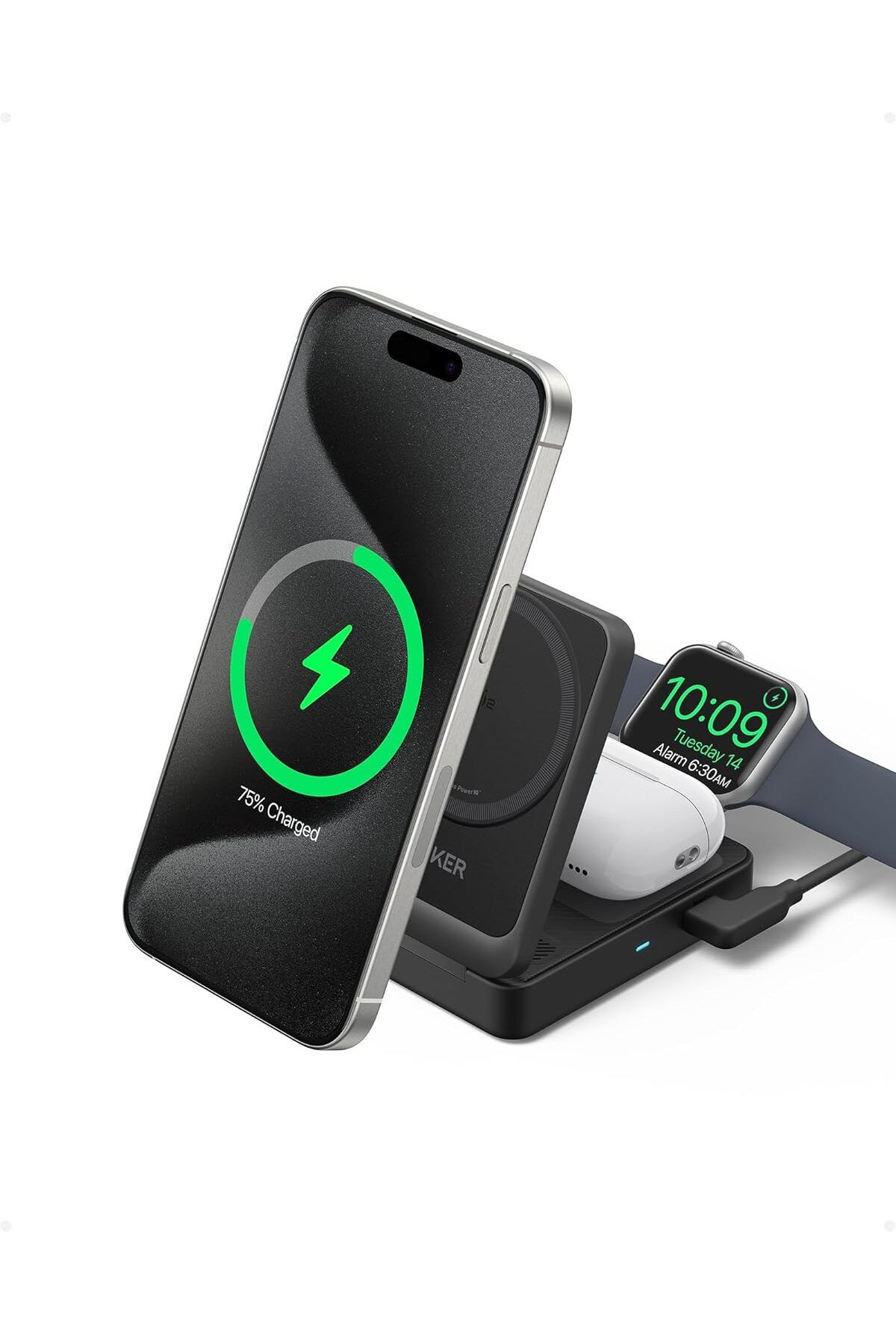 Anker-MagGo 3-in-1 Wireless Charging Station A2557 2