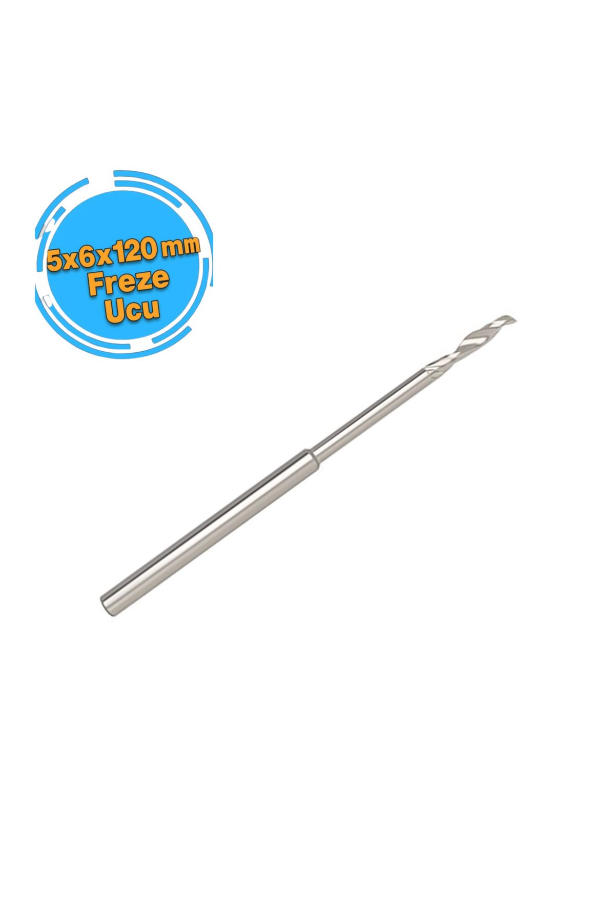 GFB Hss Alüminyum Freze Ucu 5x6x120 mm Uzun Arkası İnce