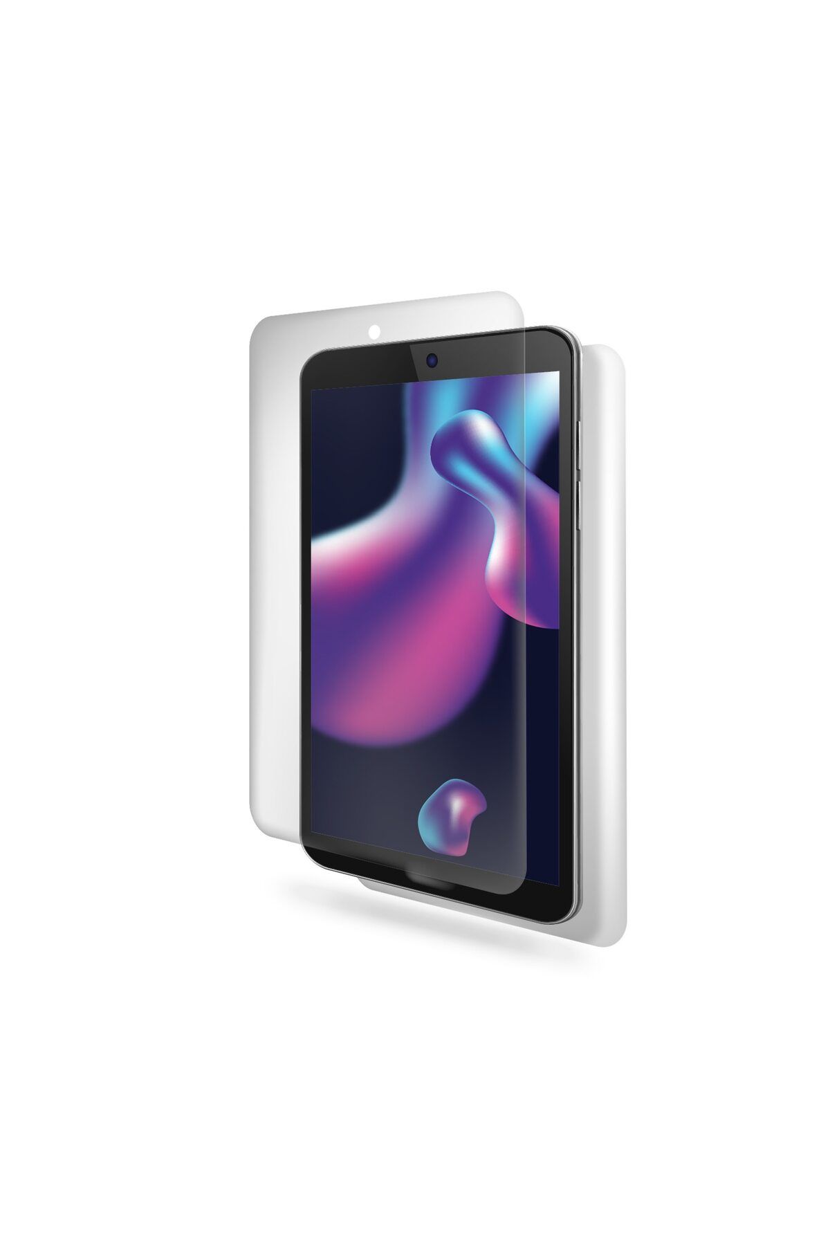 PLUM-Duragon silicone film set, compatible with Plum Optimax 12, screen and back protection, matte look 2