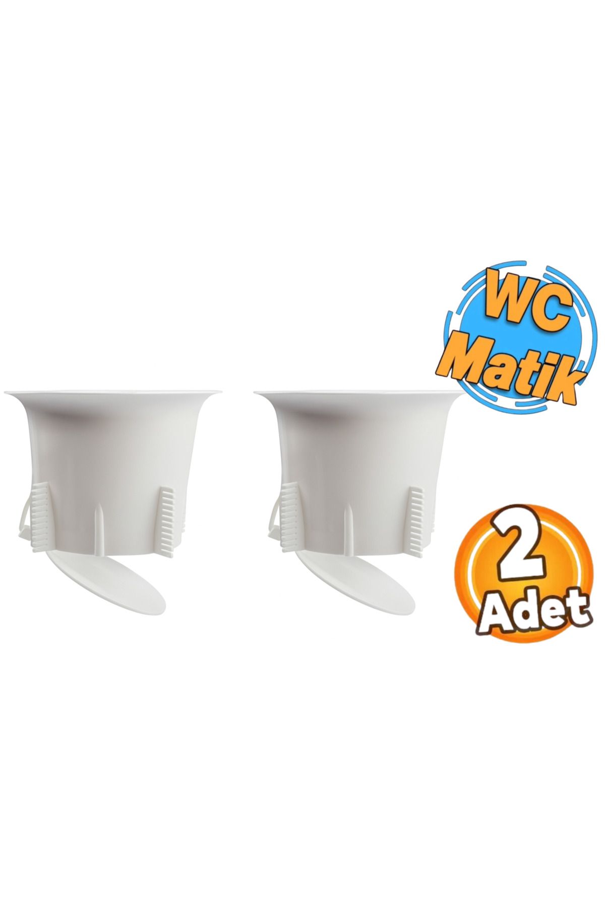 AvcılarPlast WC Matik Koku ve Haşere Önleyici Alaturka Tuvalet Kapağı Plastik Gider Kapak (2 Adet)
