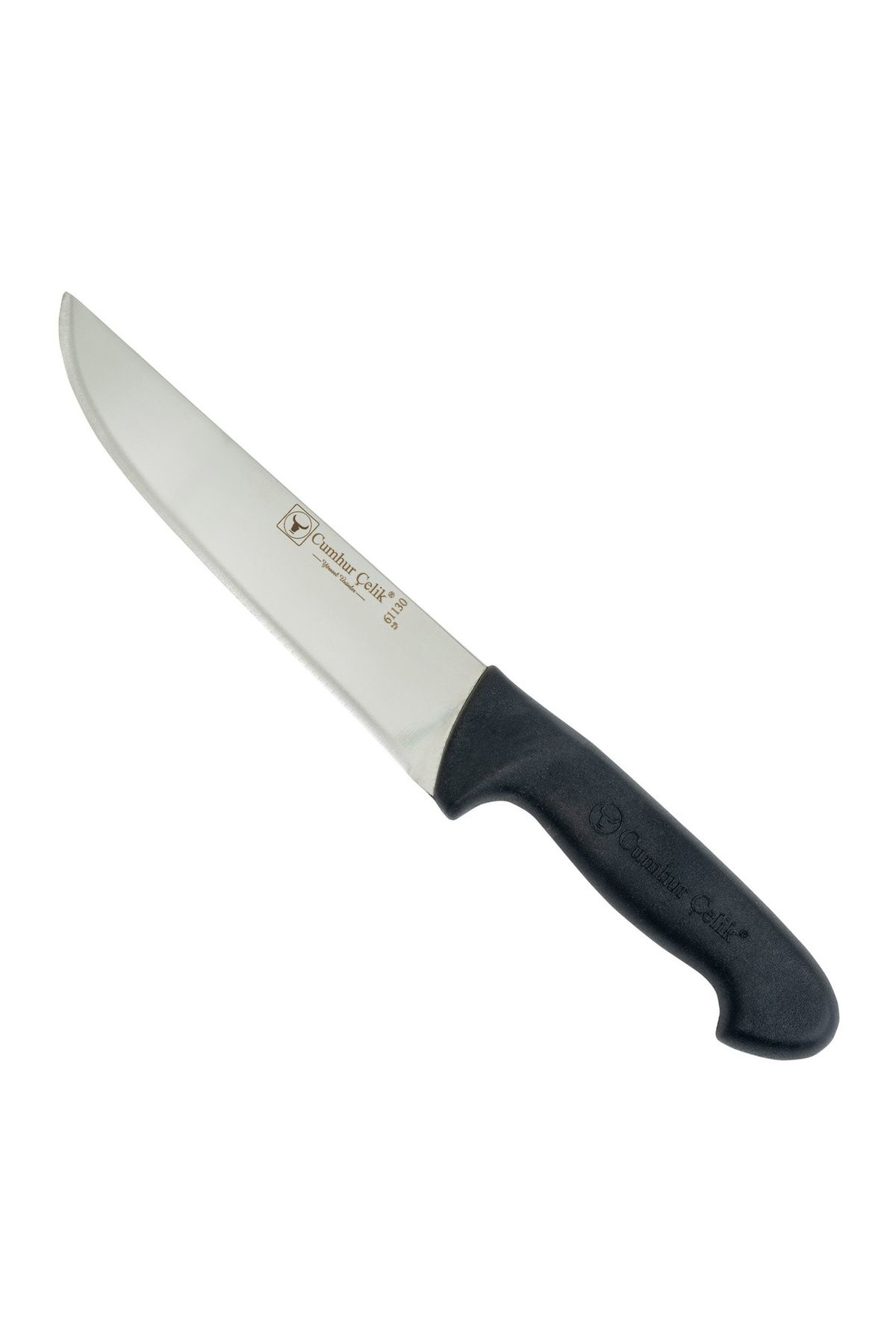 BD DİGİTAL Sürmene Cumhur Çelik 61130 Kasap Kurban Bıçağı, 18 cm, Kaymaz Sap