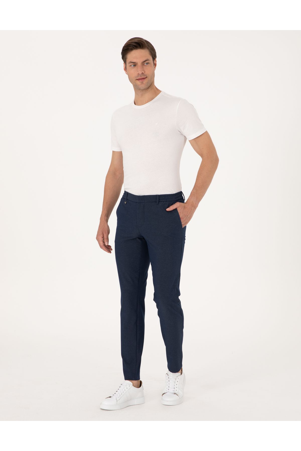 Pierre Cardin Lacivert Ex. Slim Fit Kumaş Pantolon 50304415-VR033