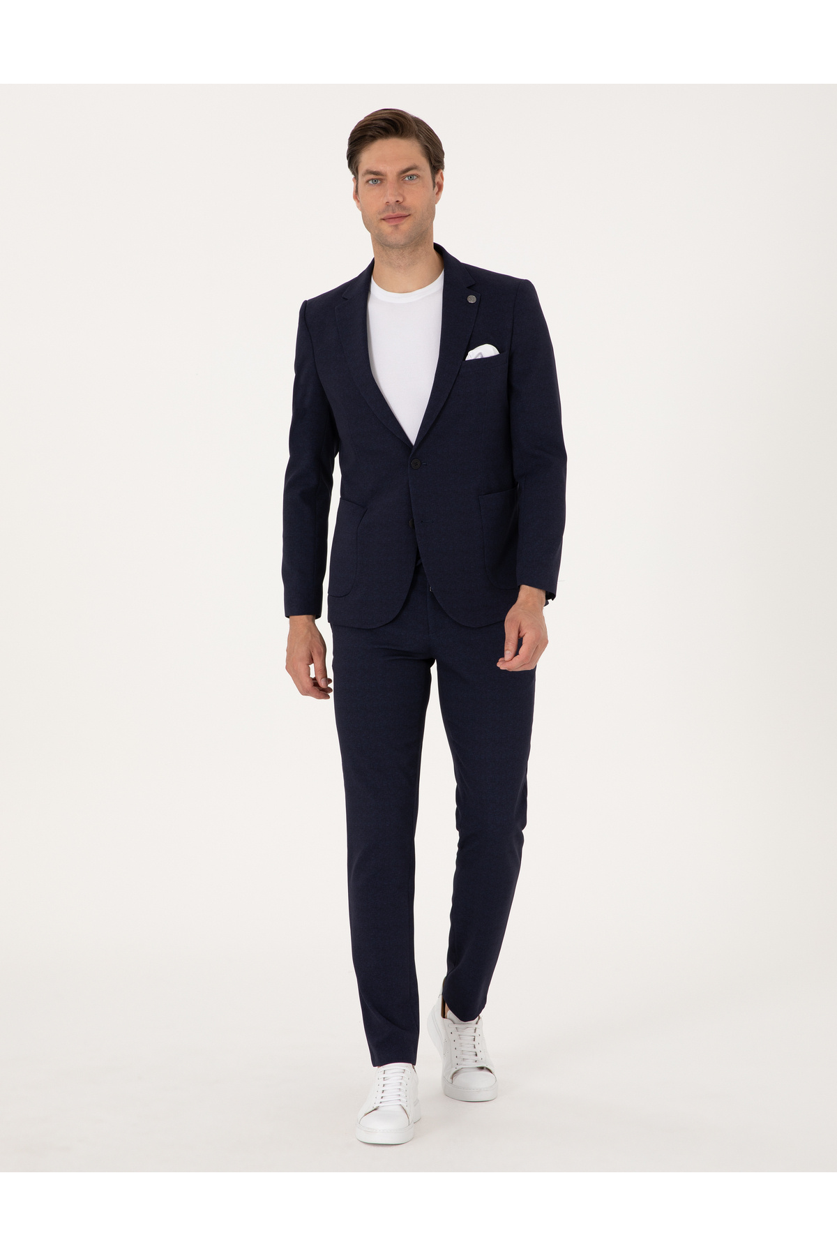 پیر کاردین سابق آبی نیروی دریایی Slim Fit Suit 50310393-VR033