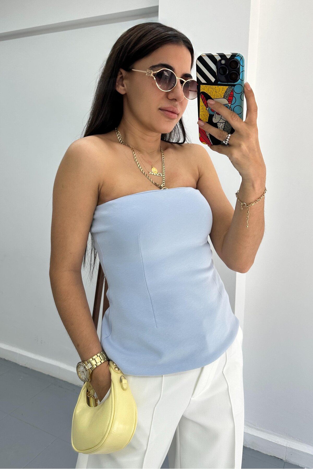 bunubanayolla Straplez Top