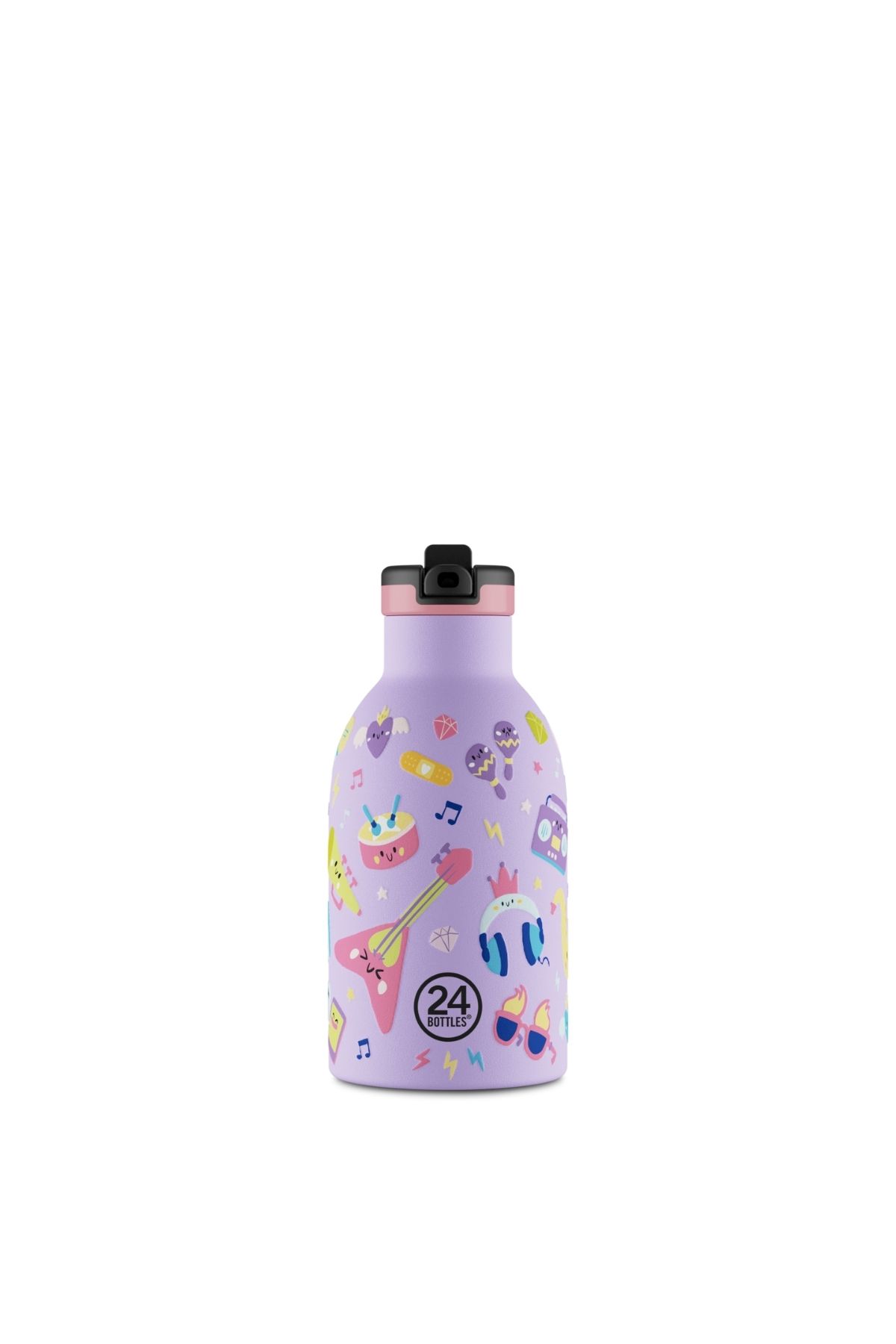 24 Bottles Clima Bottle Music Friends Pipetli Paslanmaz Çelik Termos 330 ml