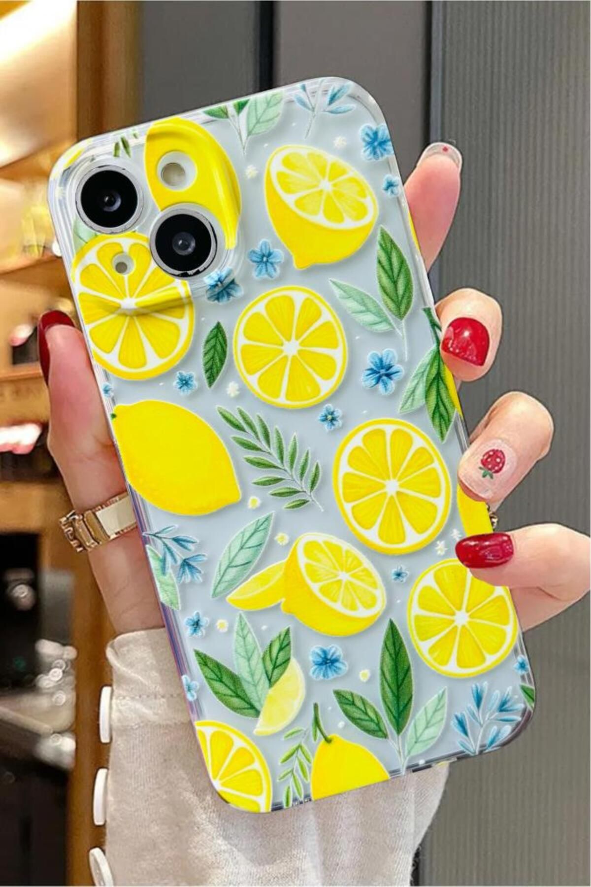 3GEN CASE İphone 15 Plus-İphone 14 Plus Uyumlu Desenli Lüx Şeffaf Silikon Kılıf
