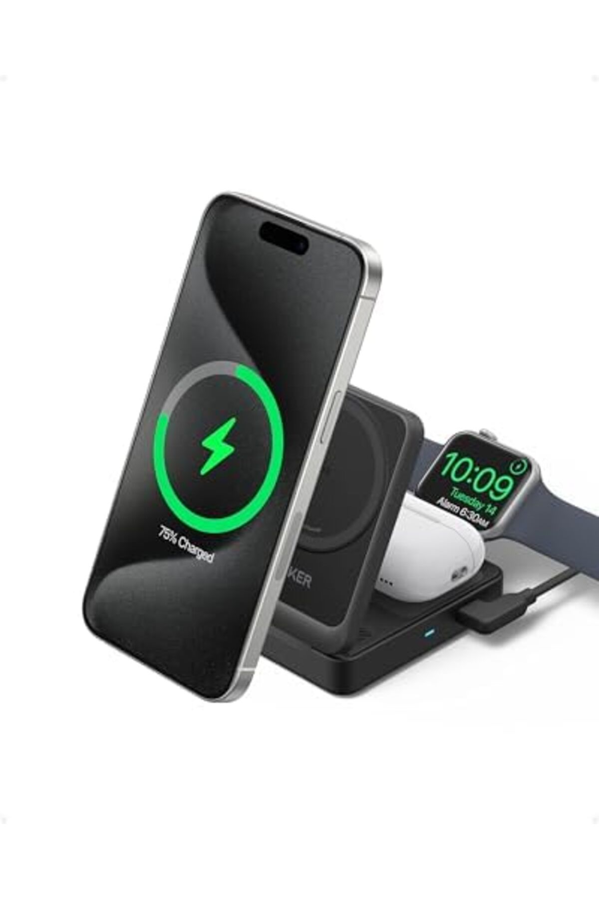 Anker-MagGo 3-in-1 Wireless Charging Station A2557 3