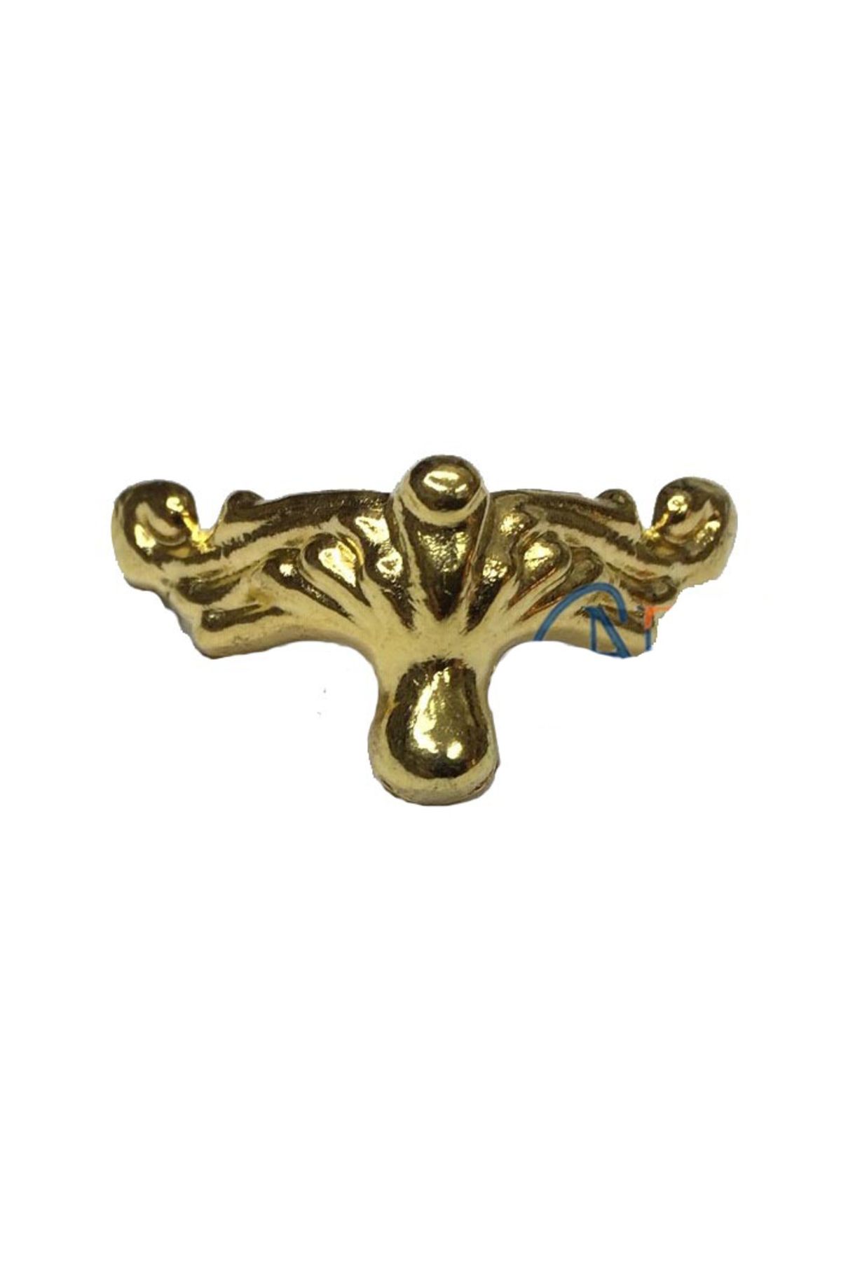 BD DİGİTAL Köşe Etekli Sandık Ayağı, Kutu Ayak 1,5 cm - Sarı