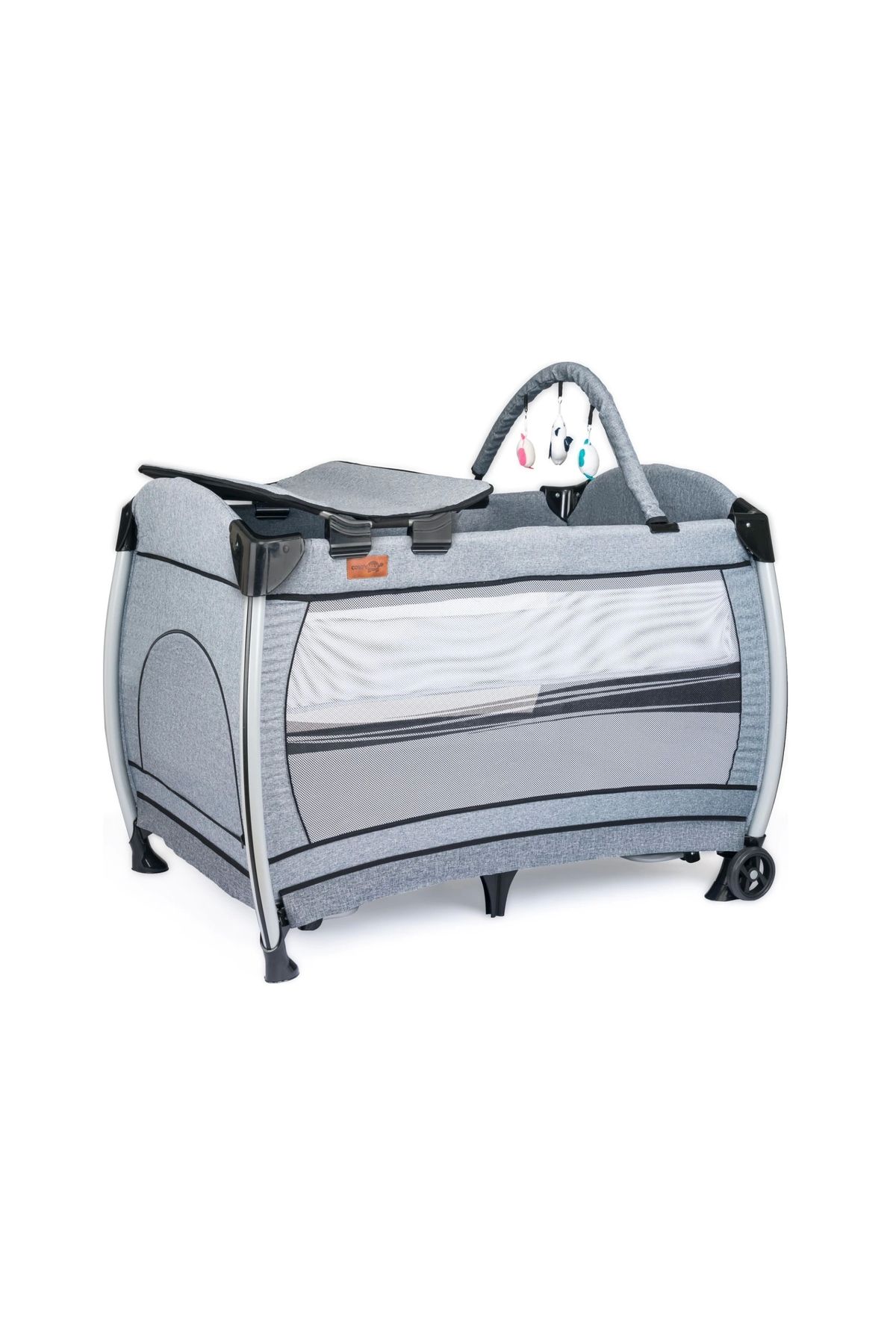shop Comfymax Power Park Yatak Oyun Parkı 70x110 - Steel Grey
