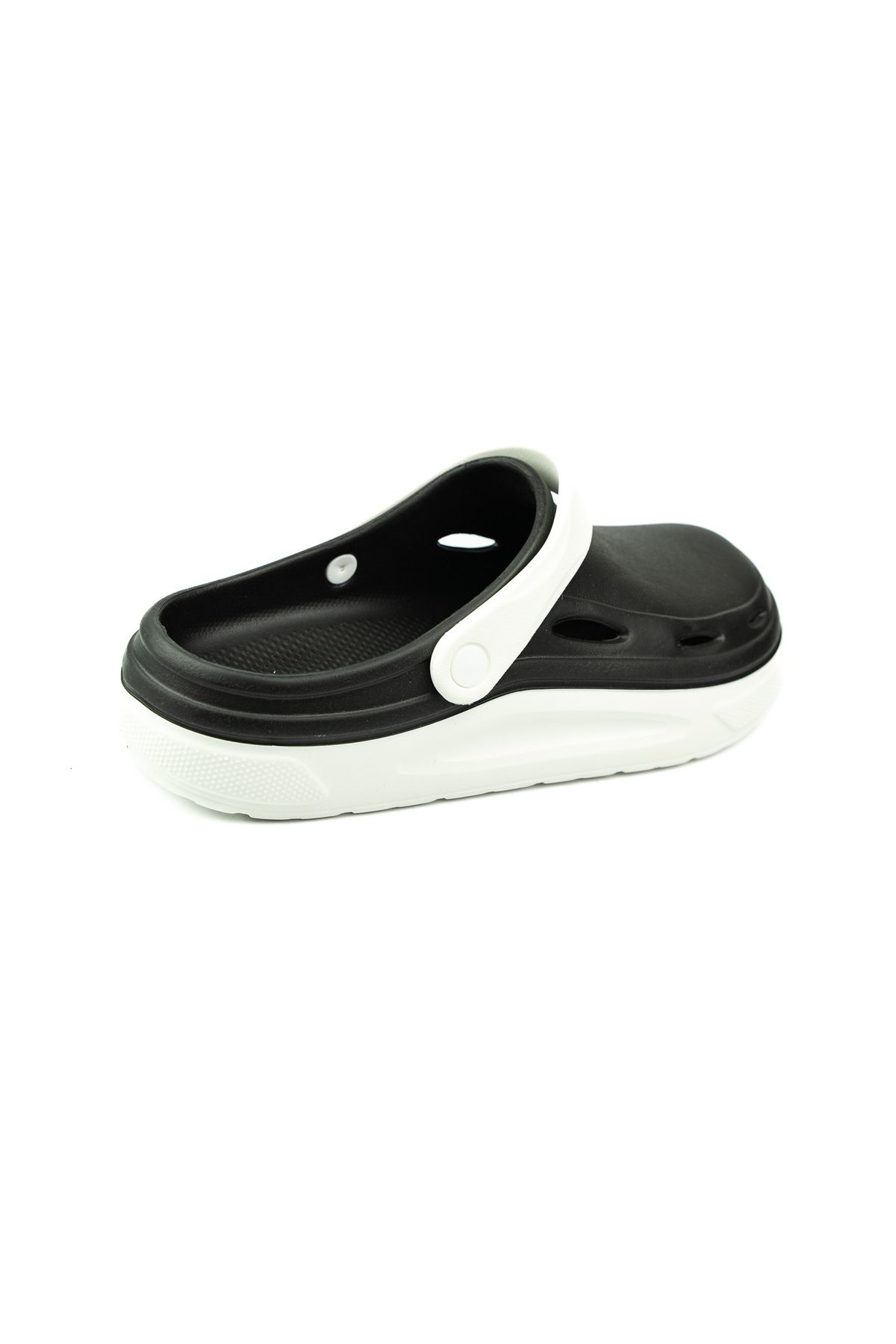 BABALİ-500 Feelup Black Eva Men's Slippers with Father 4