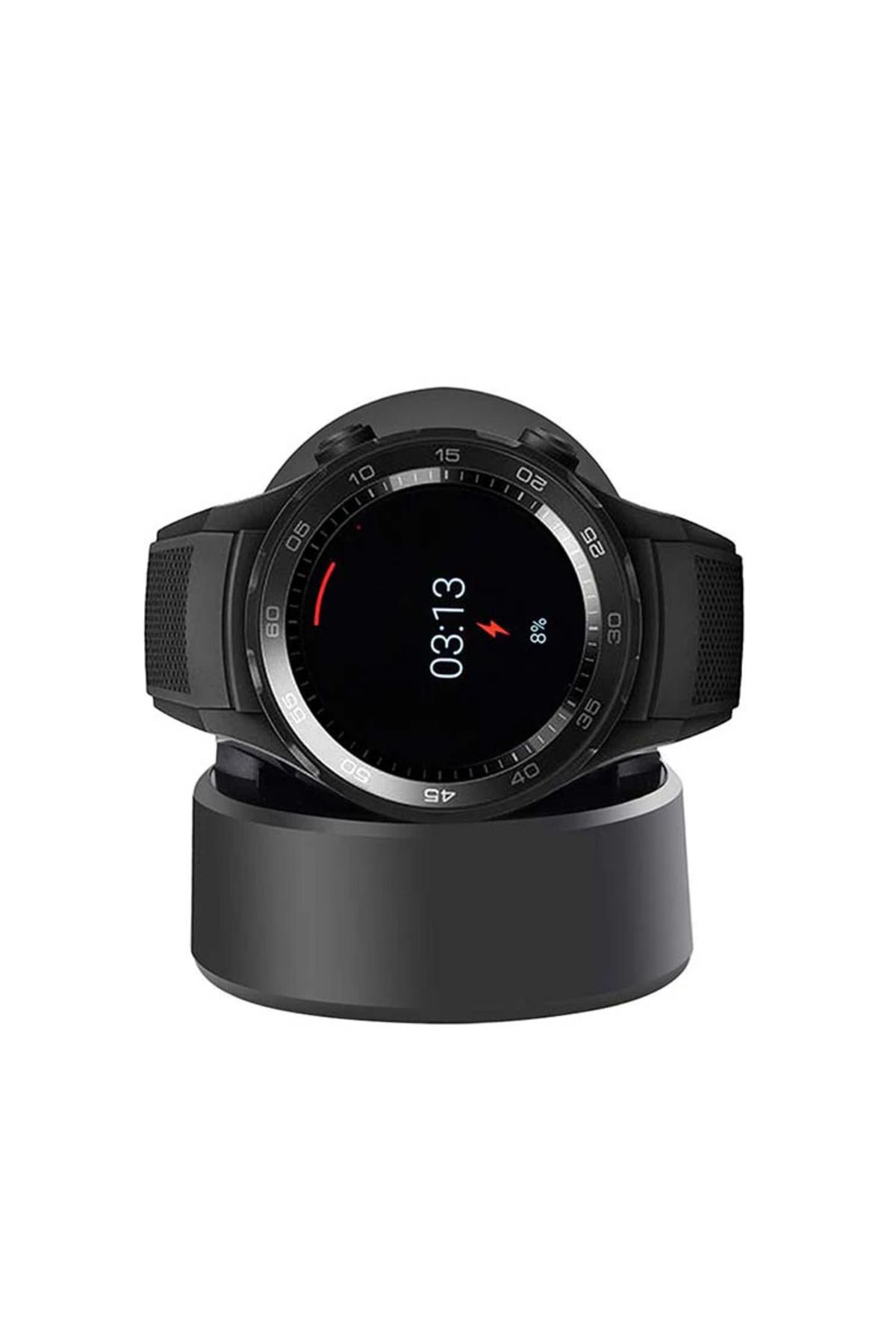 gizmurstore Huawei Watch 2 Gen Manyetik Şarj Cihazı Standlı-(5775) - GMS1560-7012