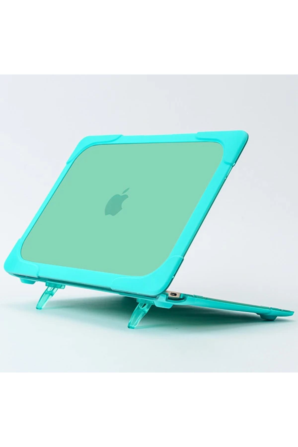 mycarmella Macbook Retine 12A1534A1931 Şeffaf Standlı Koruyucu Kılıf-(5775) - VHT2864-1148