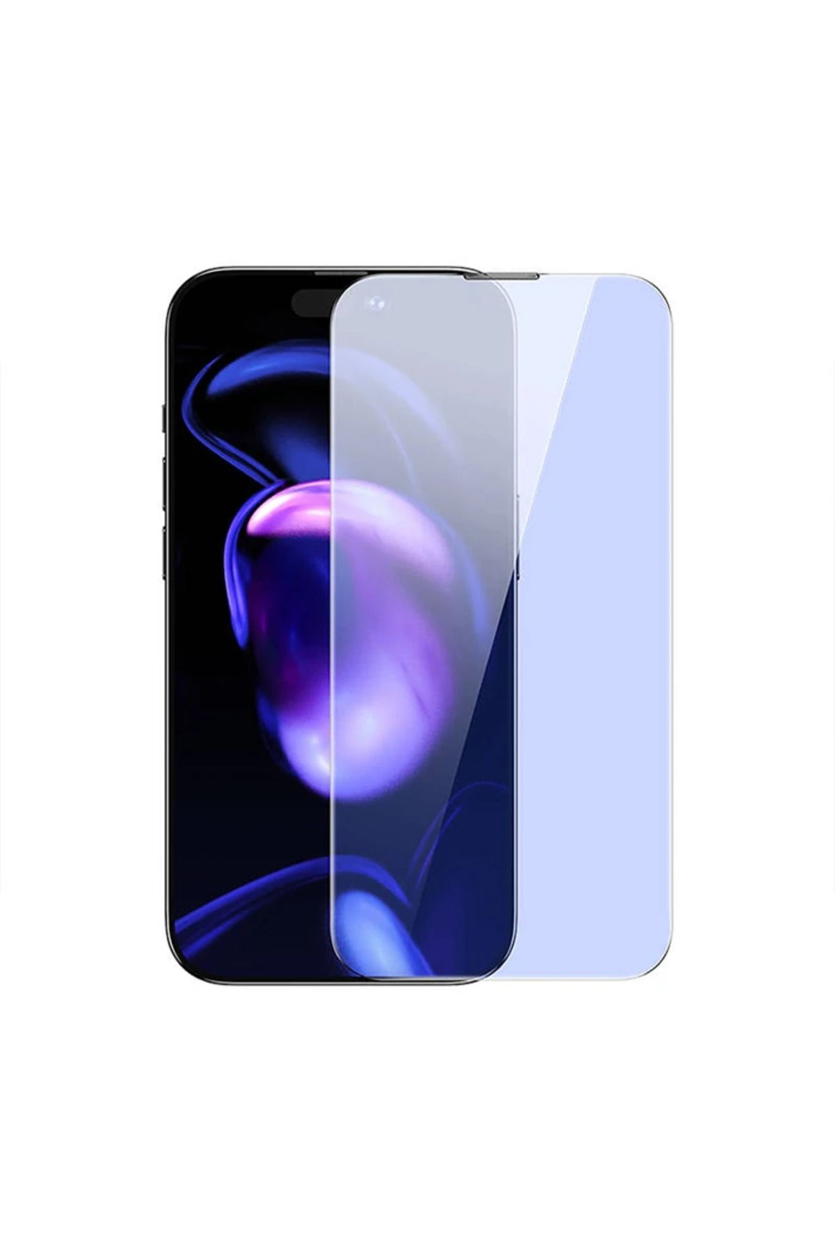 Lokal Marketing iPhone 15 Plus Full Koruma Anti Mavi Işık Tempered Cam Ekran Koruyucu 2 Adet Set-( - LKM2179-4709