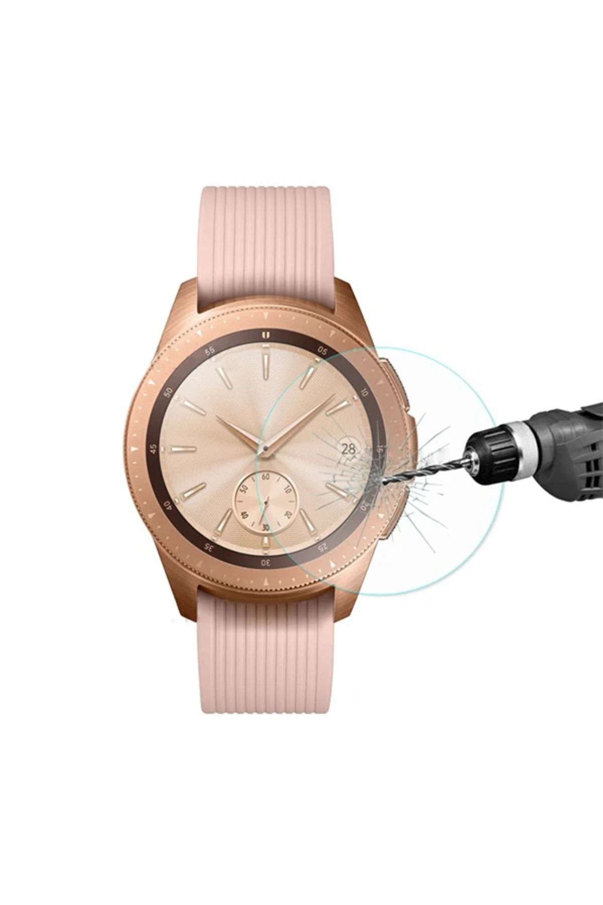 Mobil Dünyası Galaxy Watch 42mm Uyumlu Kırılmaz Cam Ekran Koruyucu-(5775) - DGL3961-8509