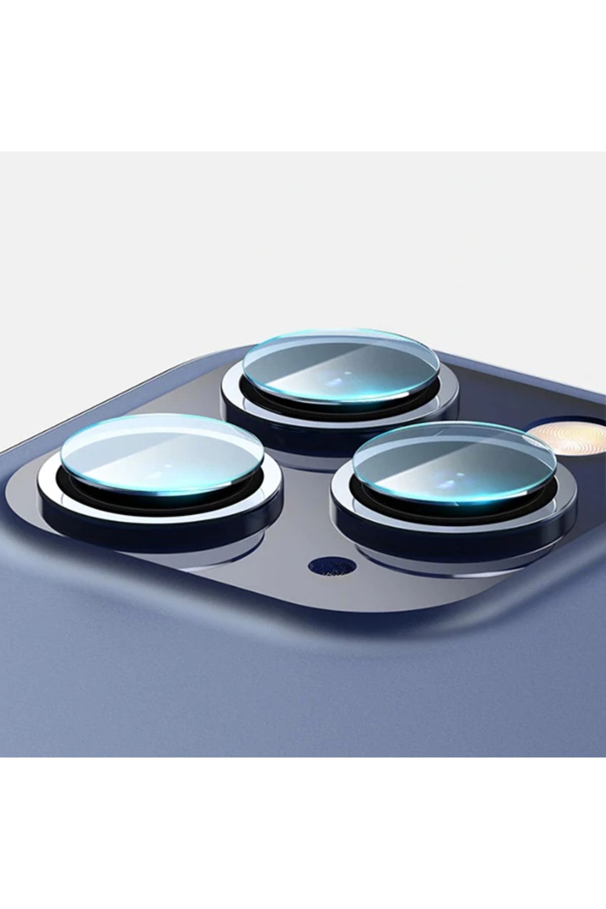 mudikonsept iPhone 12 Pro 6.1-Pro max 6.7 Tempered Kamera Lens Koruma Camı 2Set-(5775) - MDE4168-2972