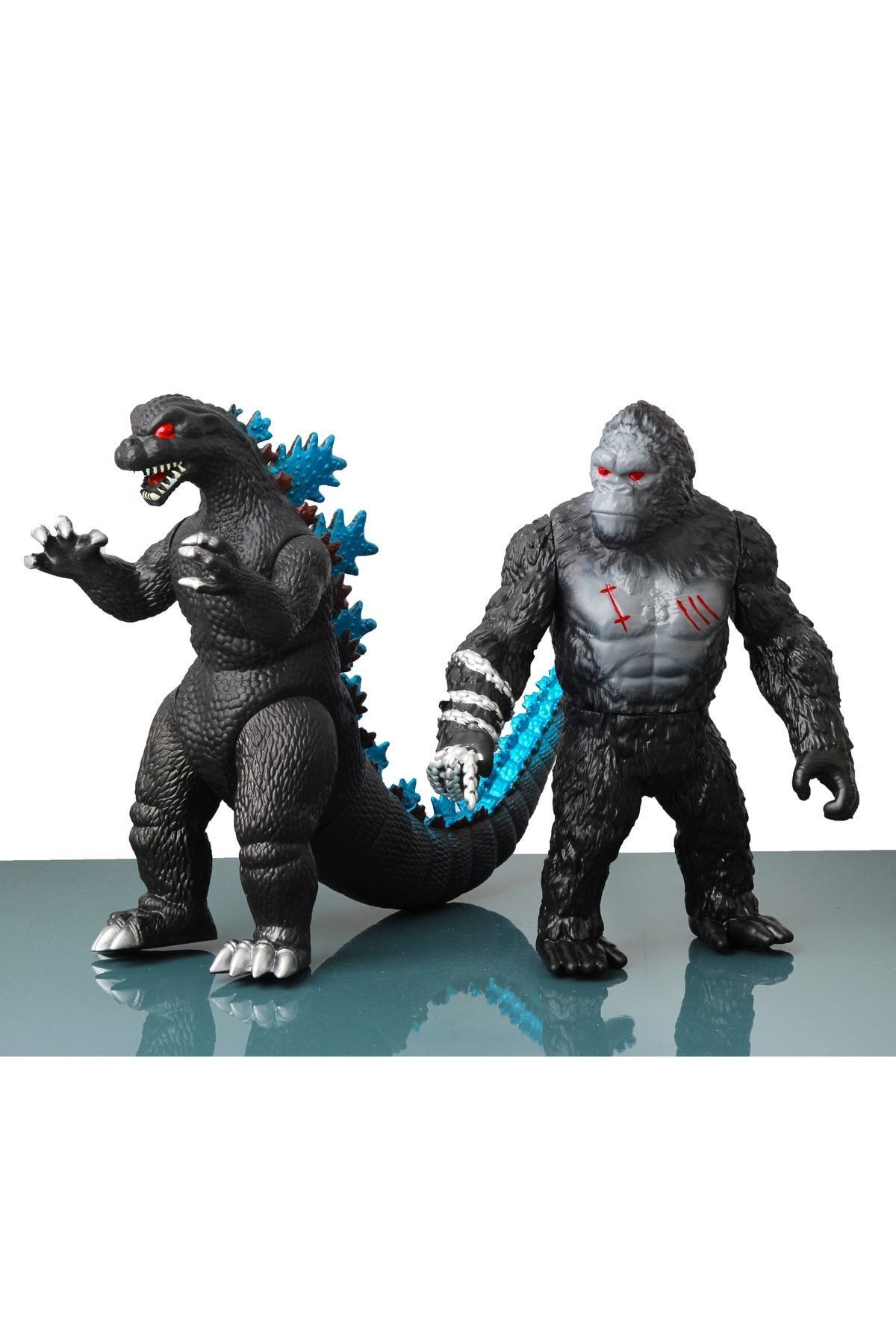 Toys Avm Godzilla Vs Kong Giant Godzilla & King Kong Aksiyon Karakter Figür Oyuncak Seti 2 Karakter Bir Arada