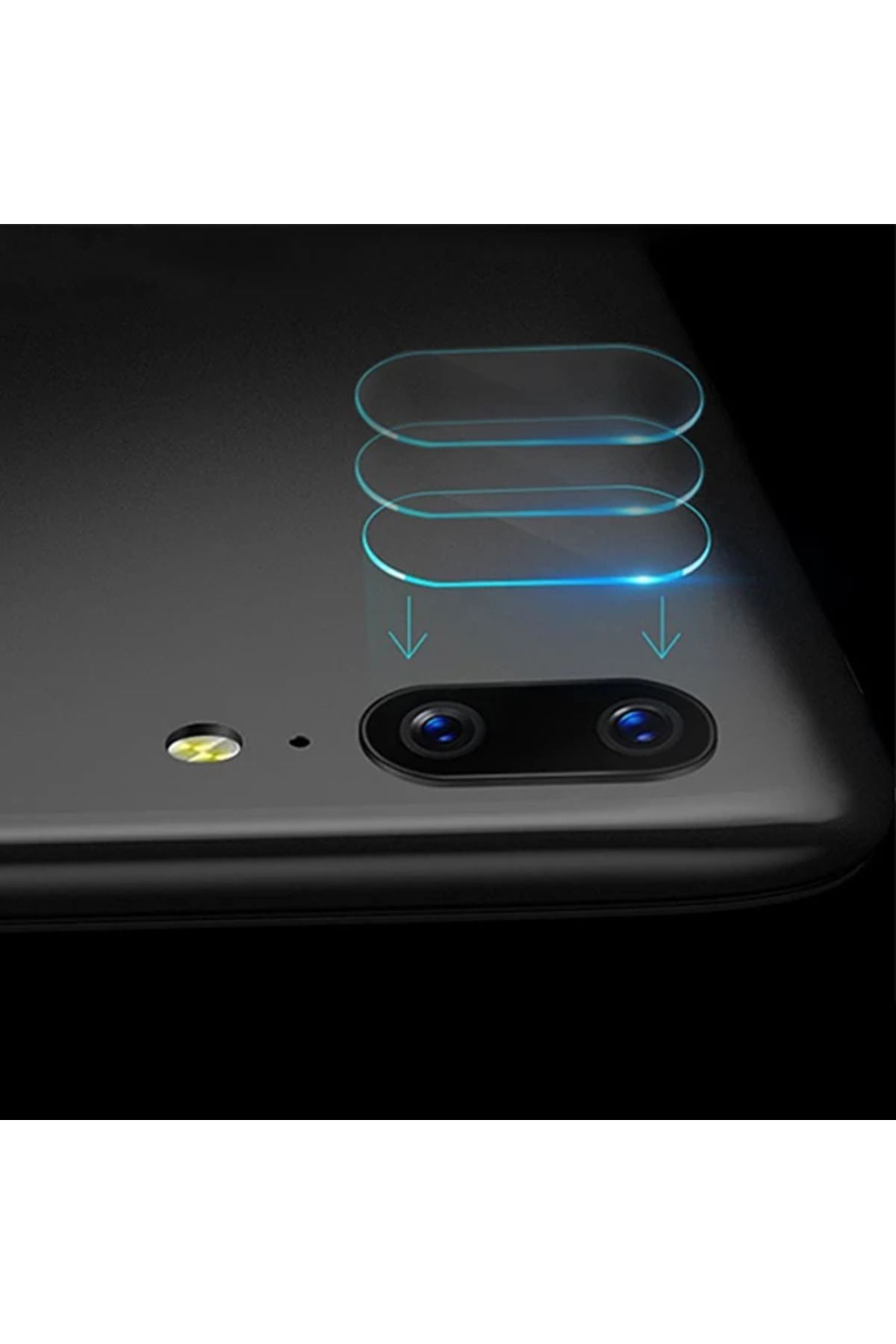 LaCend Gor Oneplus 6 Nano Kamera Koruyucu 3 Adet Set-(5775) - LC8701-7356