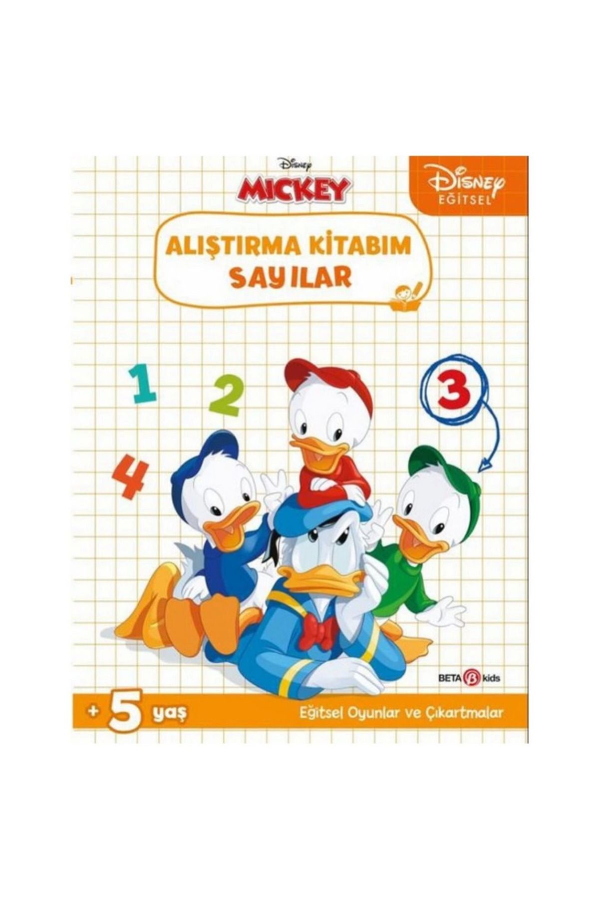 NW NessiWorld Nessiworld Disney Eğitsel Çıkartmalı Alıştırma Kitabım Sayılar