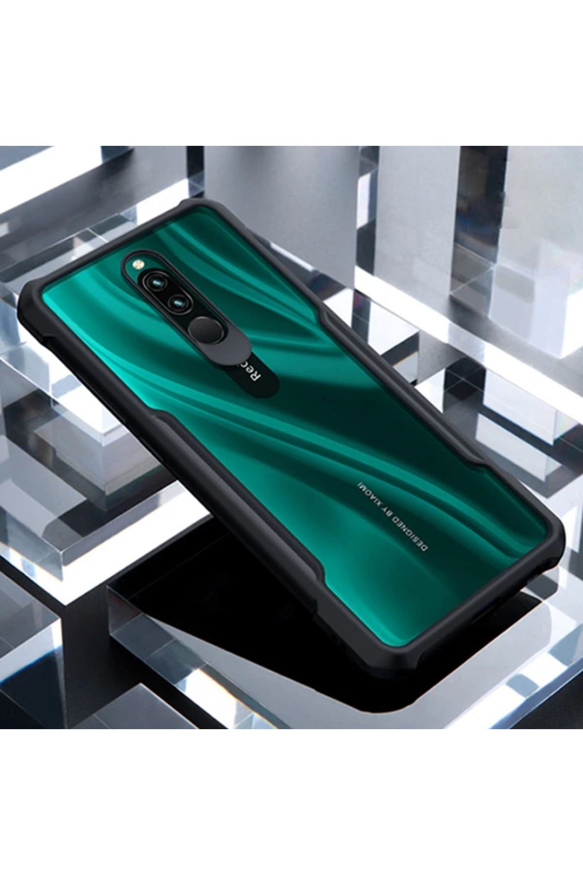 demila Xiaomi Redmi 8 Shok Absorption PC+TPU Darbe Emici Kılıf-(5775) - MLA4329-7614