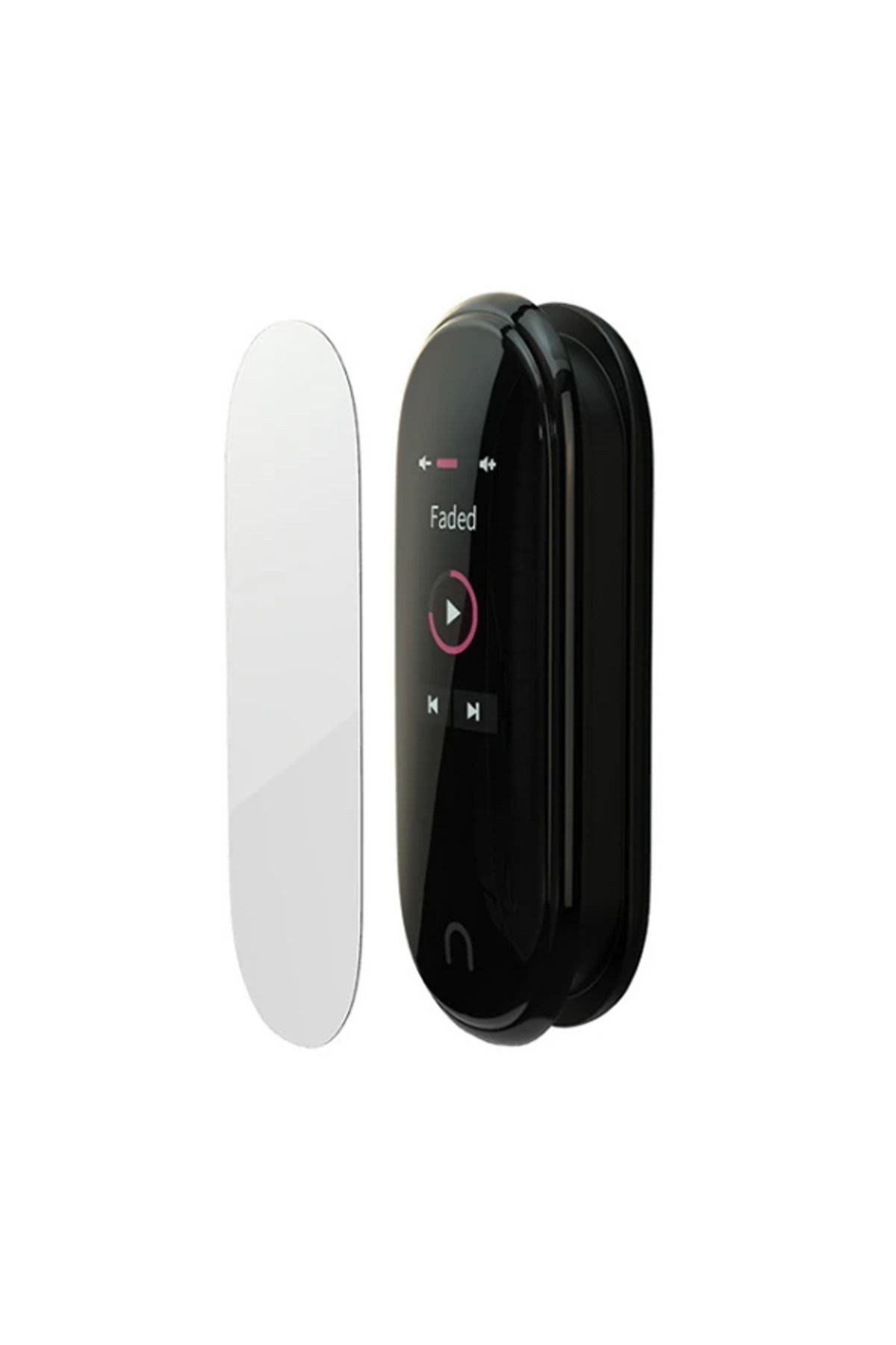 LaCend Mijobs Mi Band 5-4 Darbe Emici Ekran Koruyucu 2 Adet Set-(5775) - Lc5079-2772