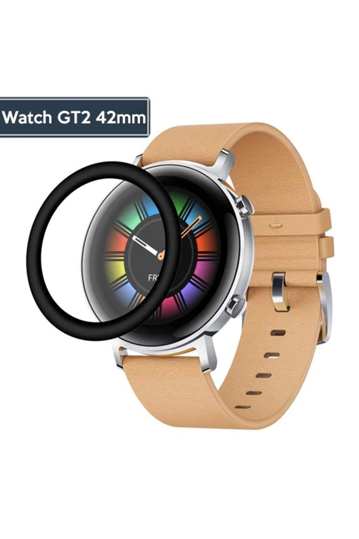 Mobil Dünyası Huawei Watch Gt2 42MM 3D Kavisli Pet Ekran Koruyucu-(5775) - DGL6012-3615