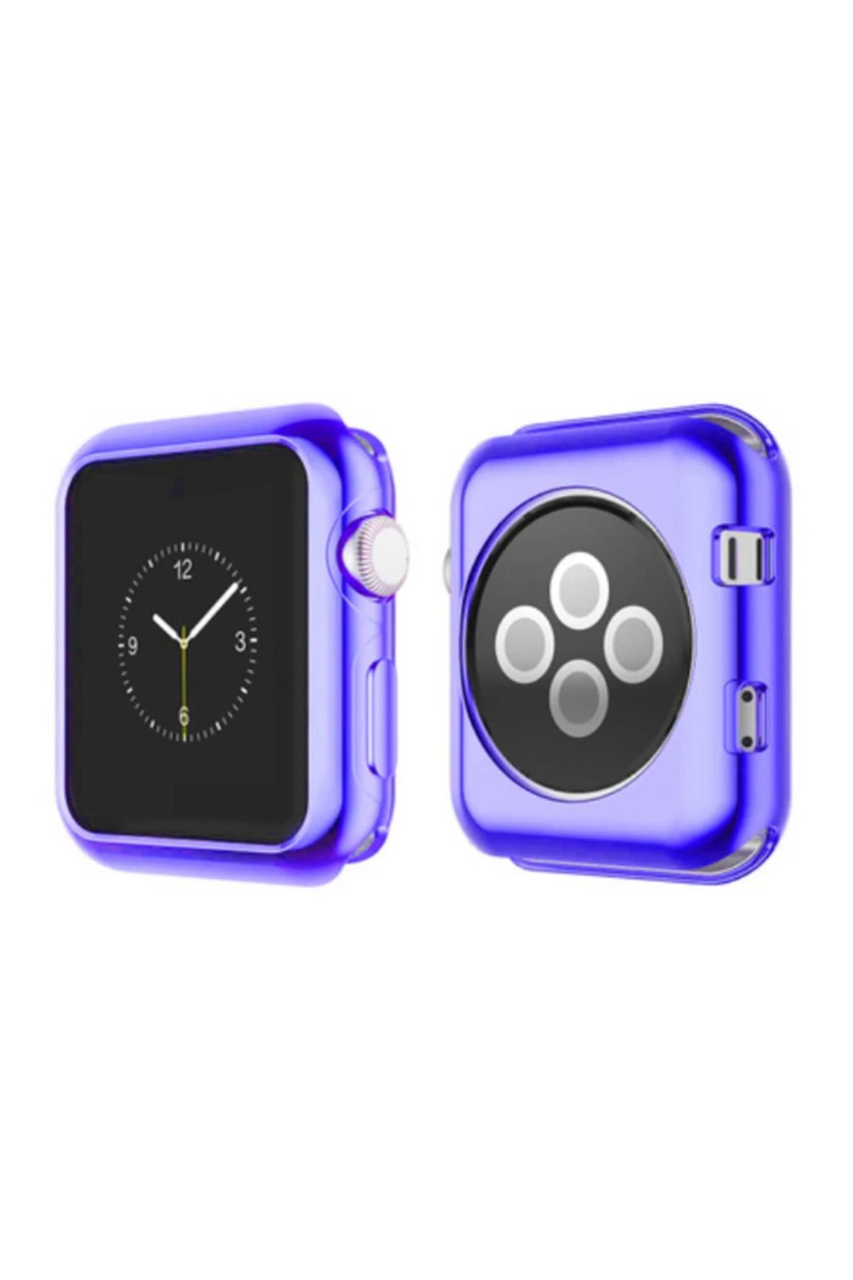 ONE Ally Apple Watch İçin 38mm 123 Ultra Slim Parlak Bumper Tpu Kılıf-(5775) - CDY7718-4631